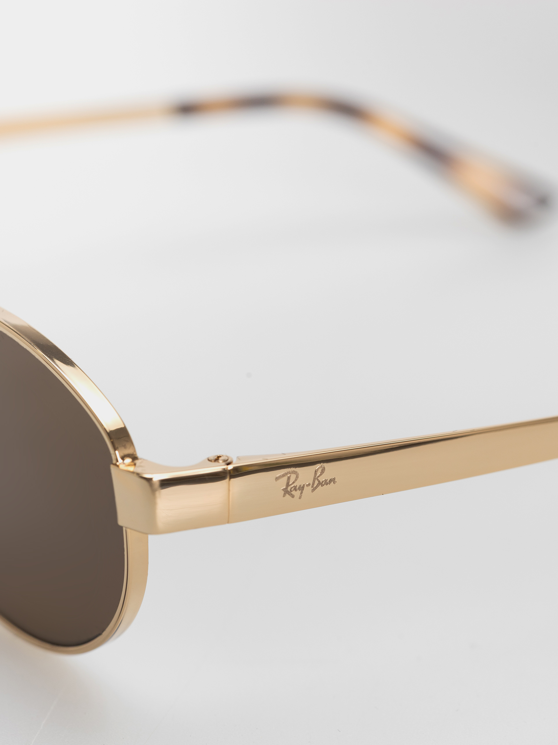 Okulary przeciwsłoneczne Ray-Ban Rb3774D (polerowany złoto arista/ciemnobrązowy)