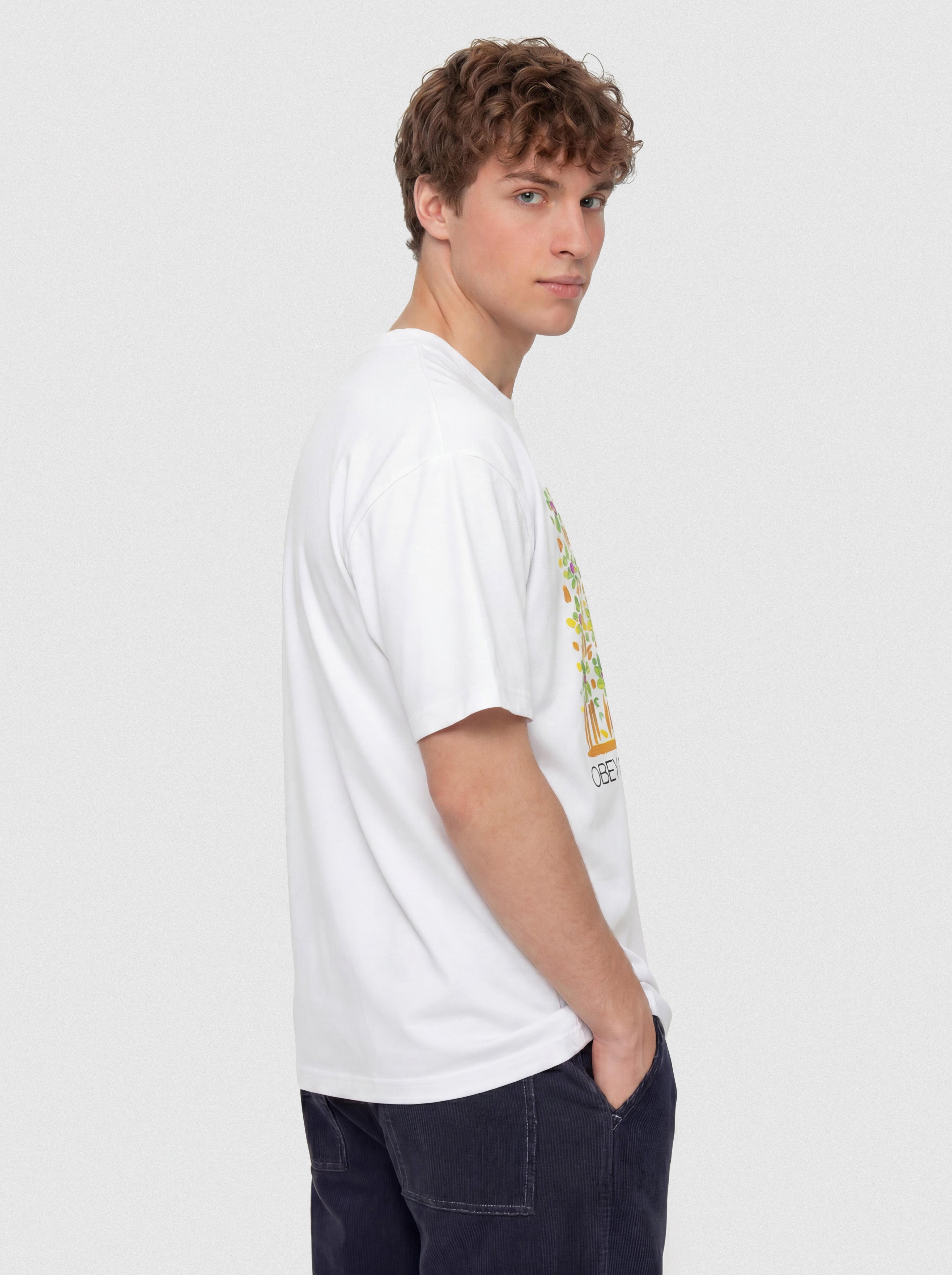 T-shirt OBEY Galleries (white)