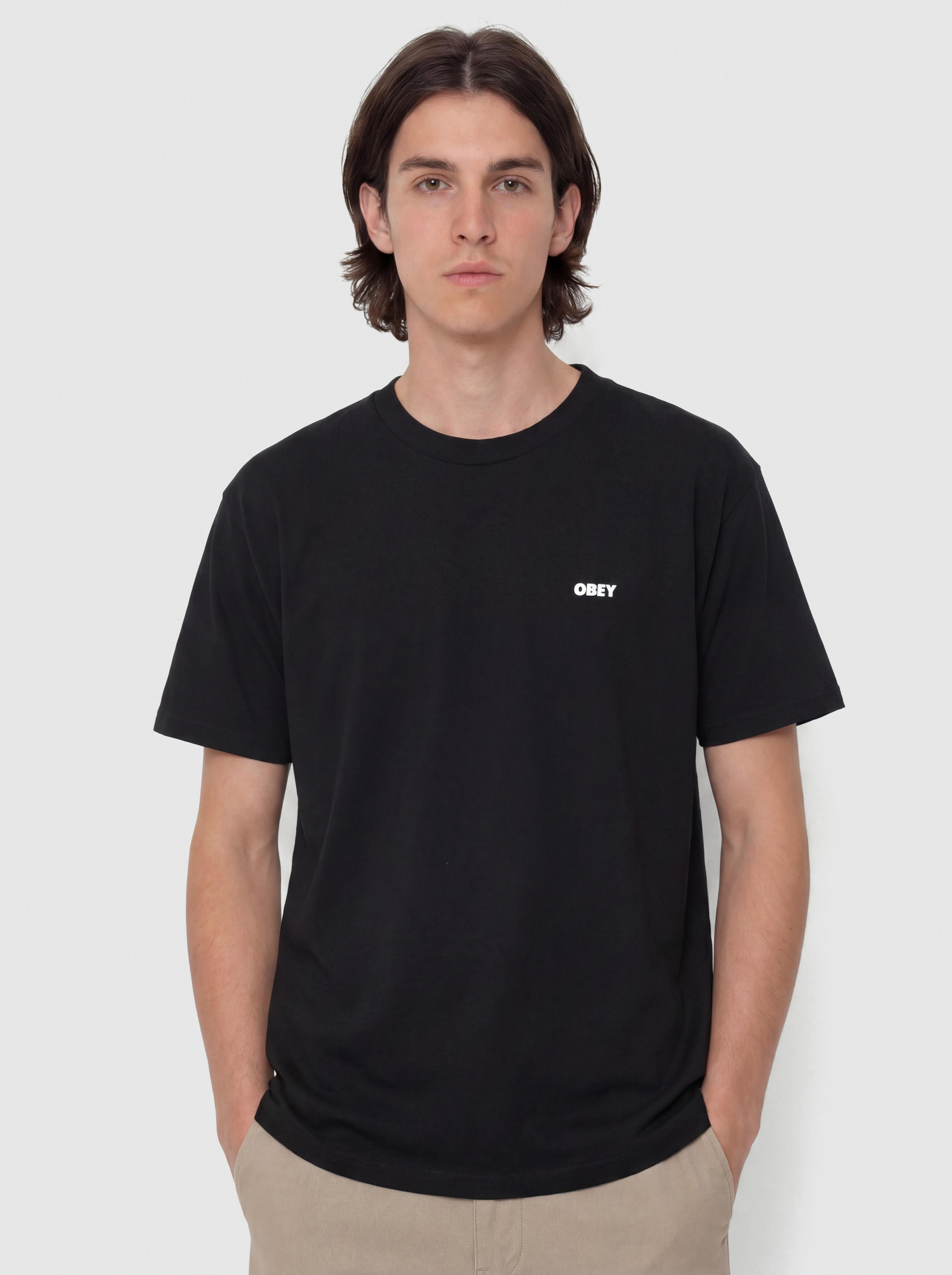 T-shirt OBEY Chalky Icon (black)