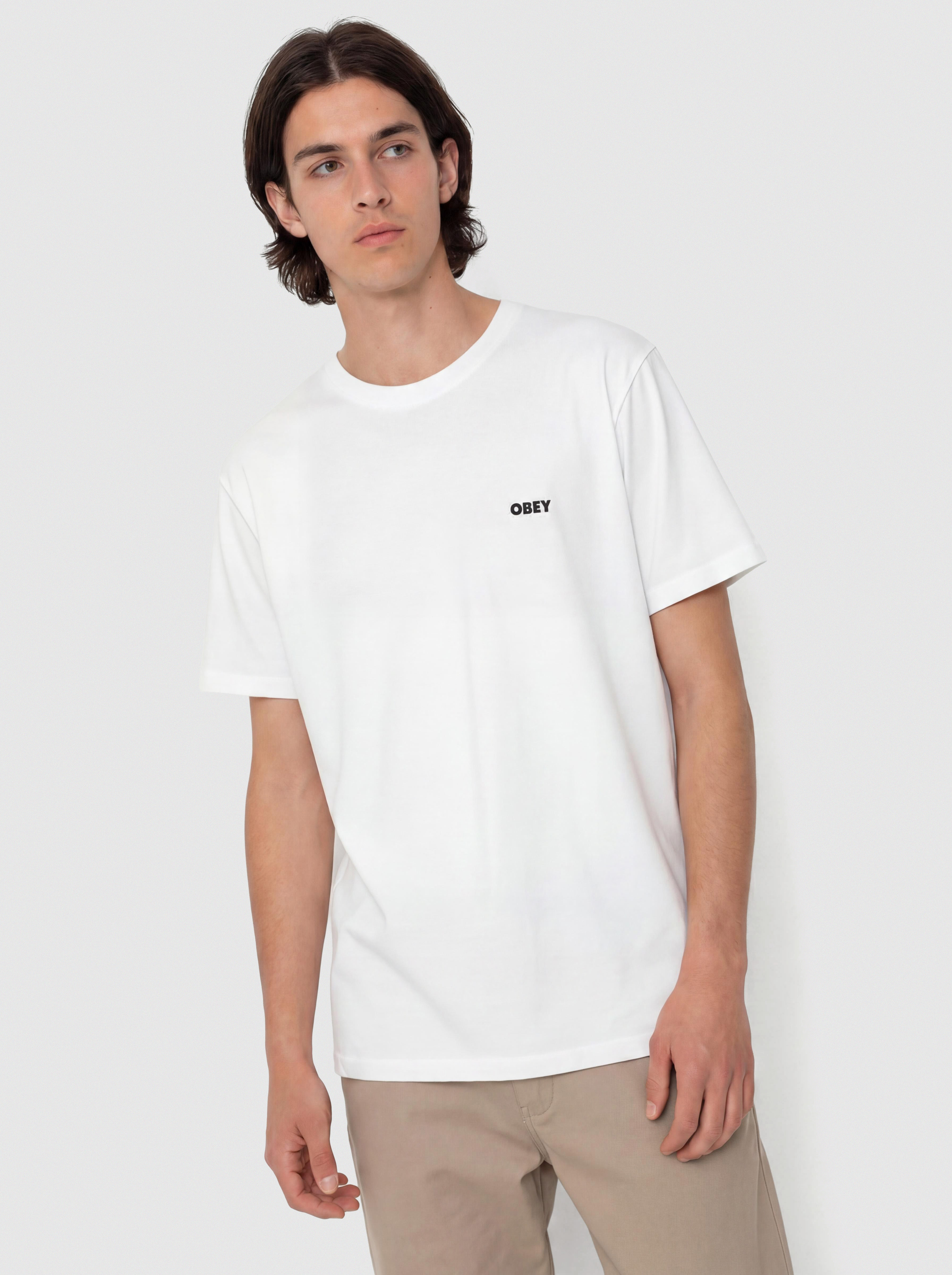 T-shirt OBEY Chalky Icon (white)