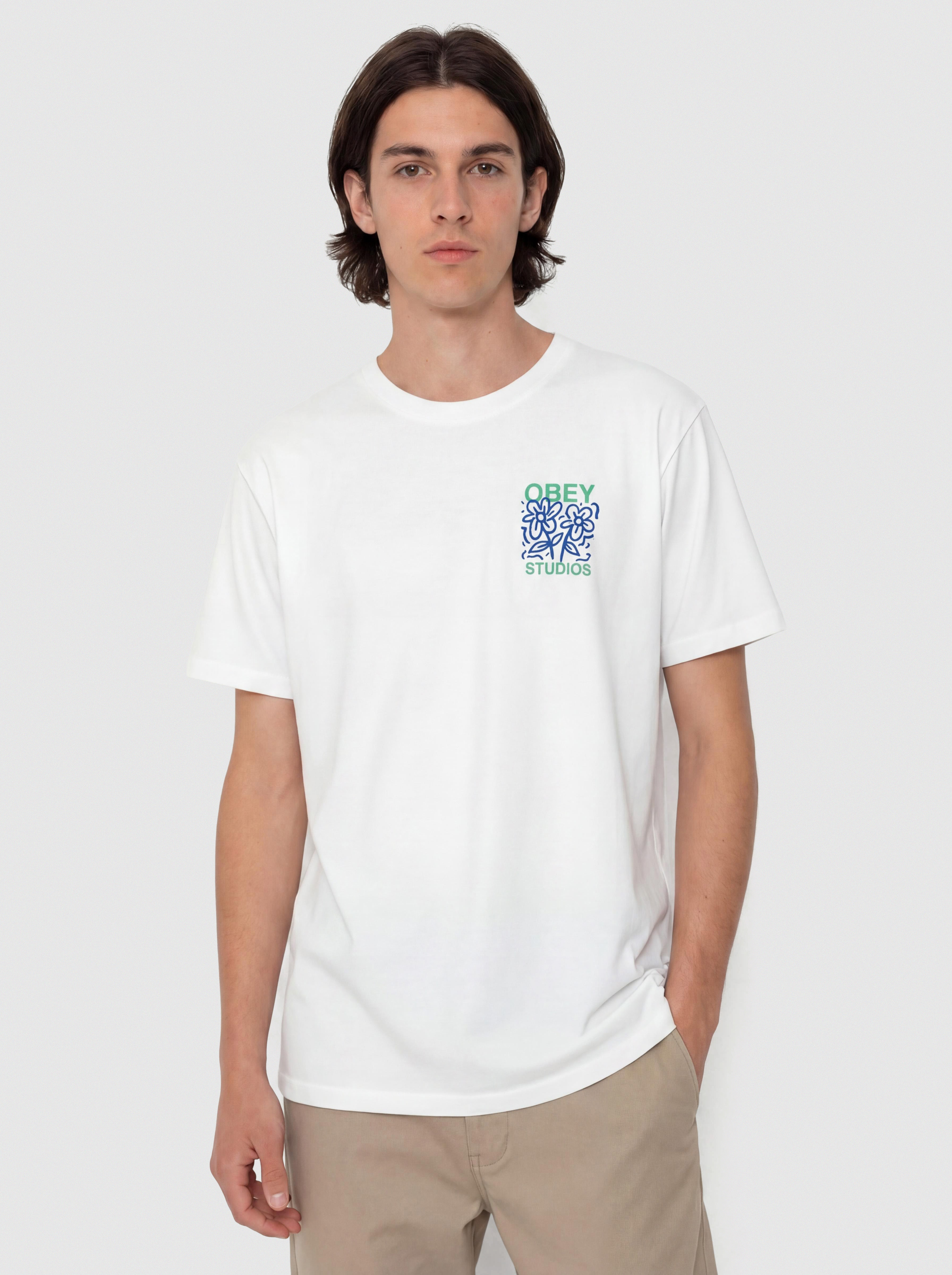 T-shirt OBEY Grown With Love (white)