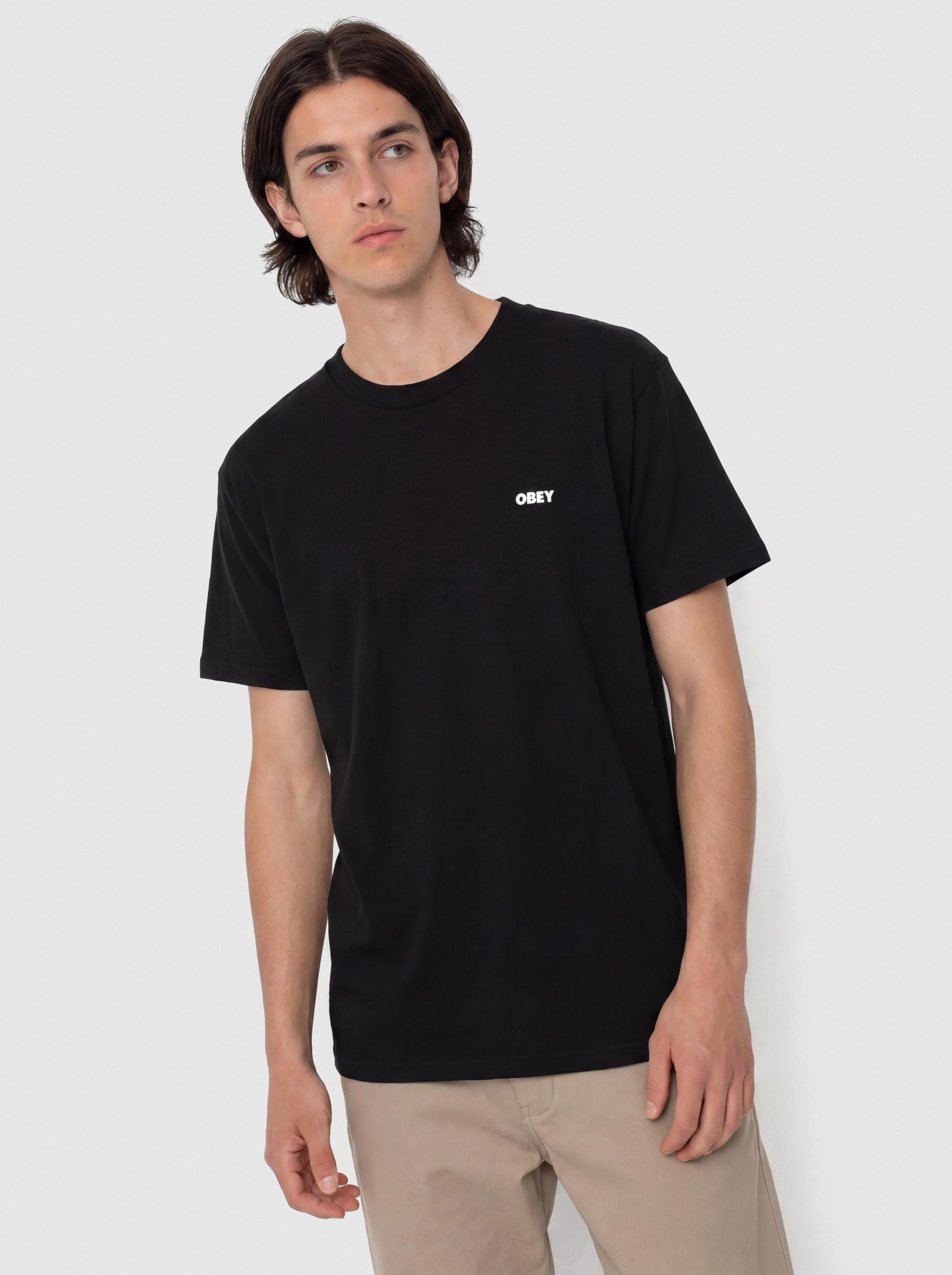 T-shirt OBEY Chalky Icon (black)