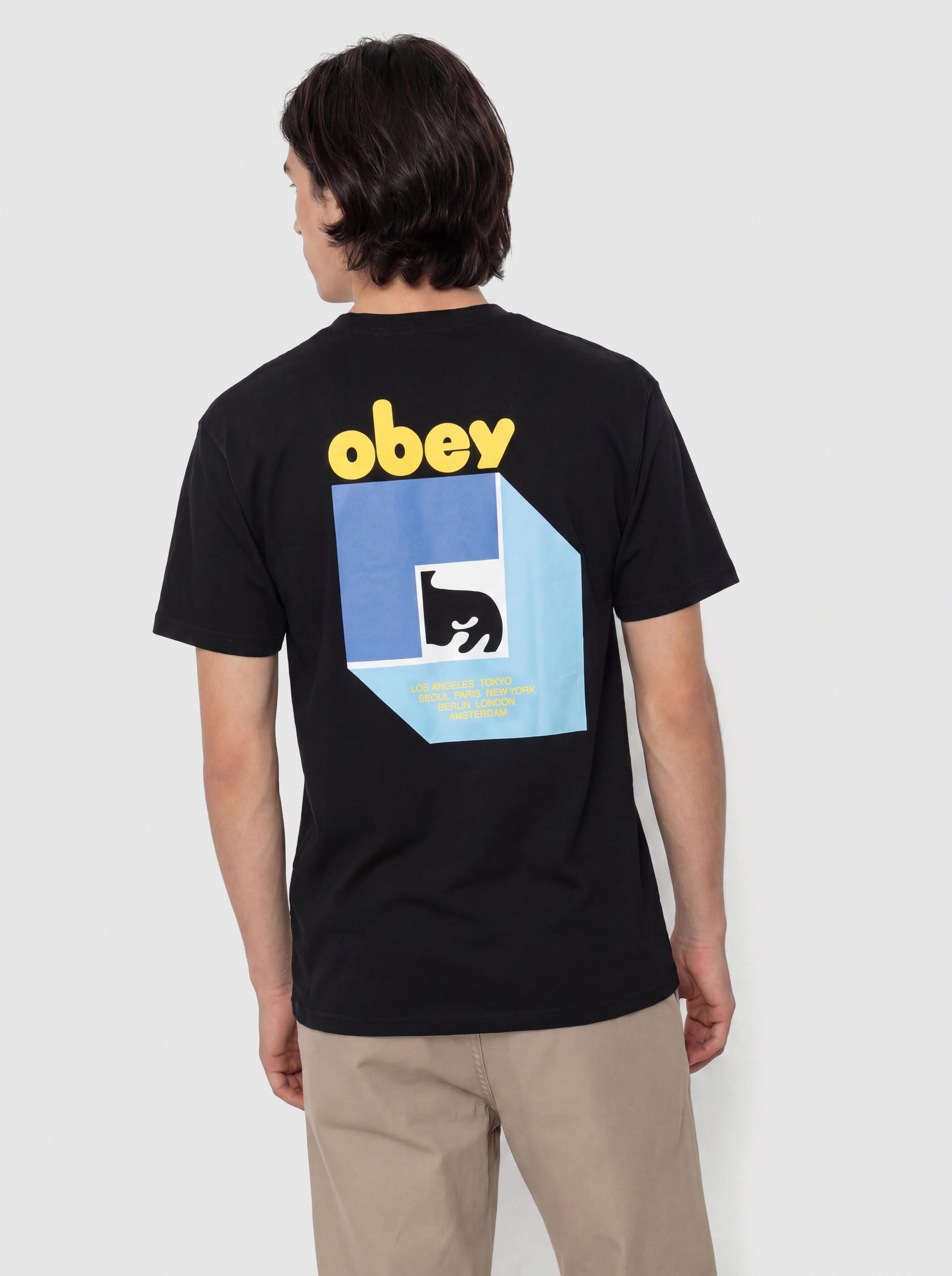 T-shirt OBEY Peep Hole (black)
