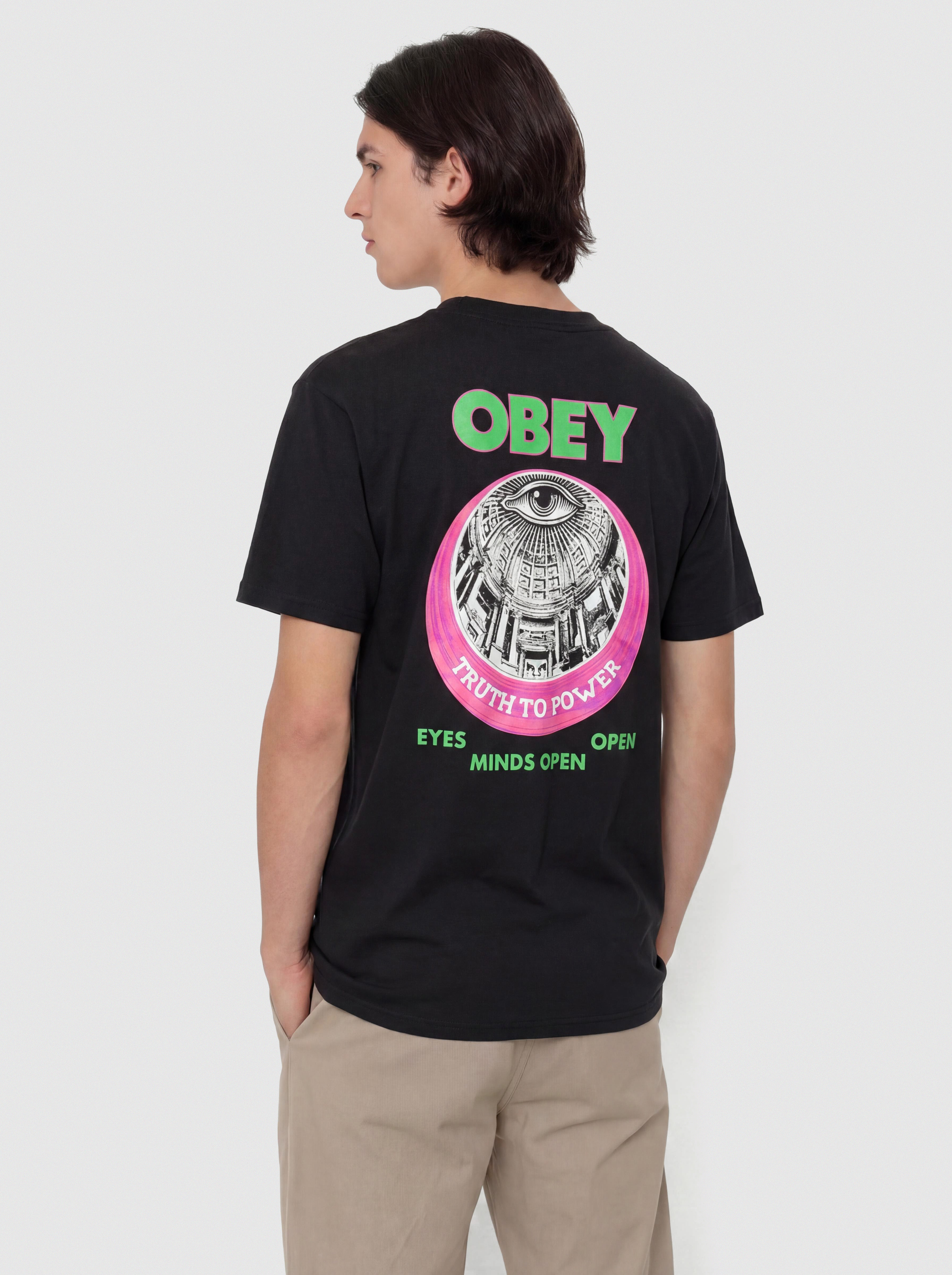 T-shirt OBEY Truth To Power (vintage black)