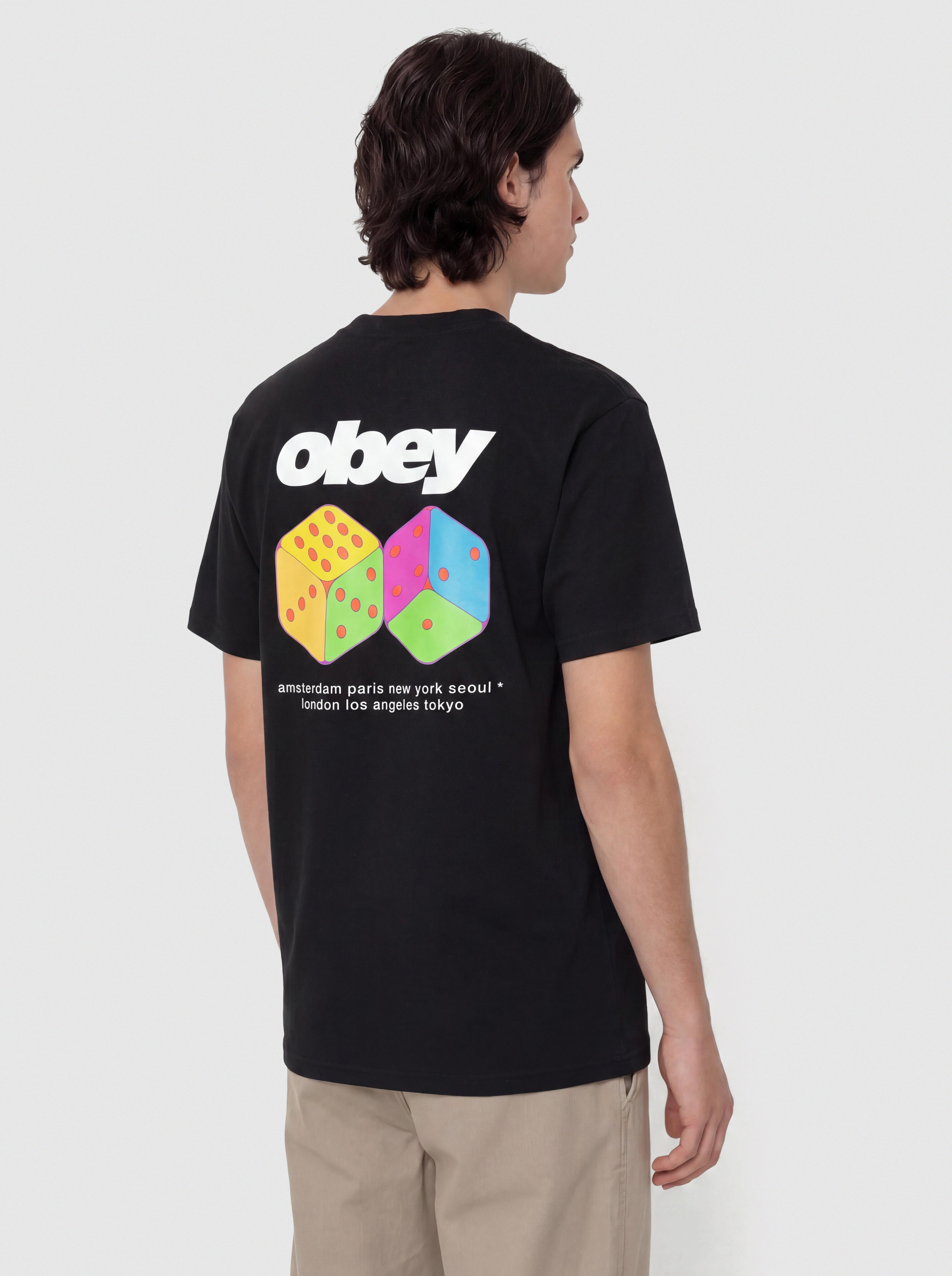 T-shirt OBEY Dice (black)