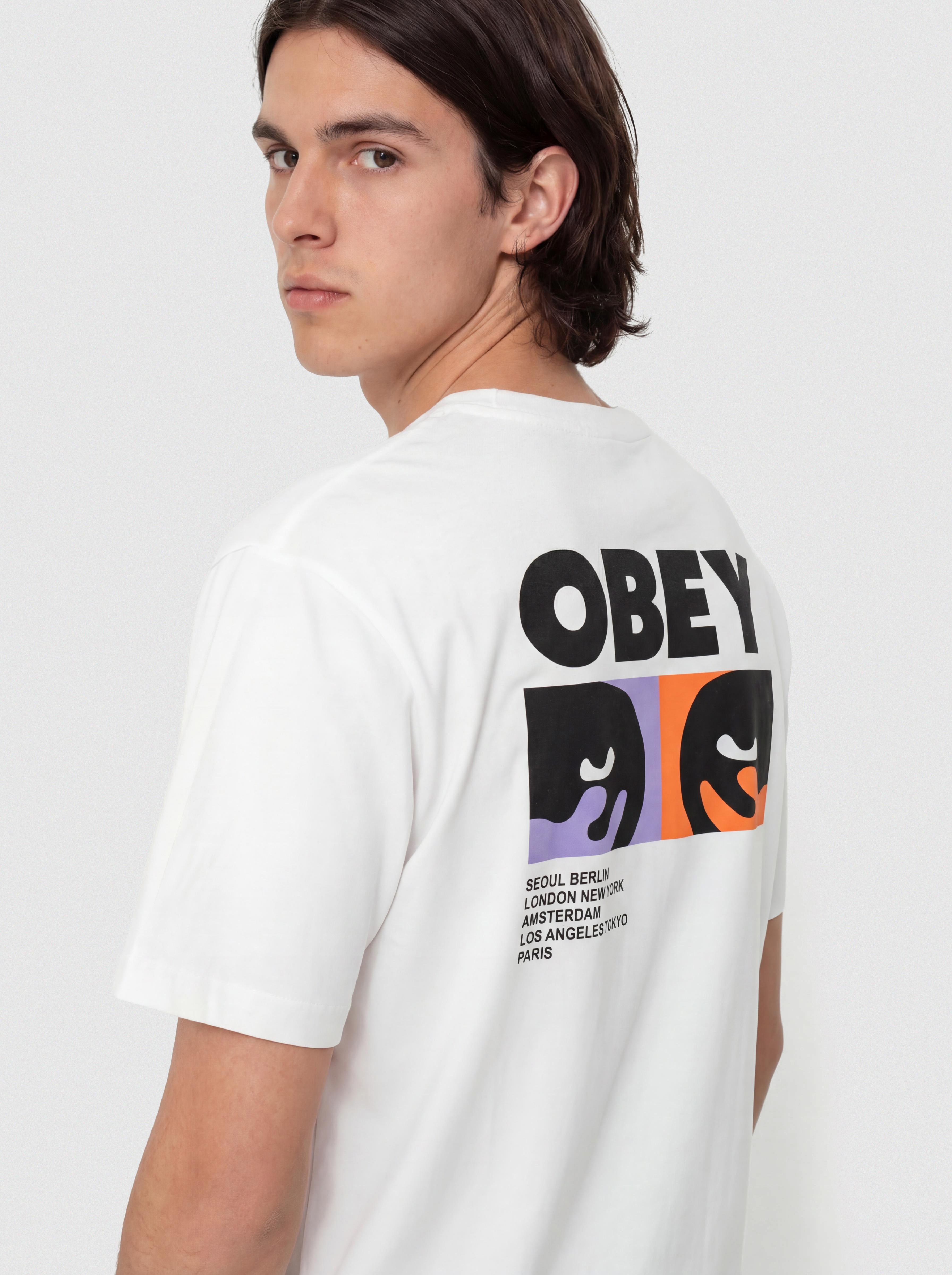 T-shirt OBEY Always Watching (white)