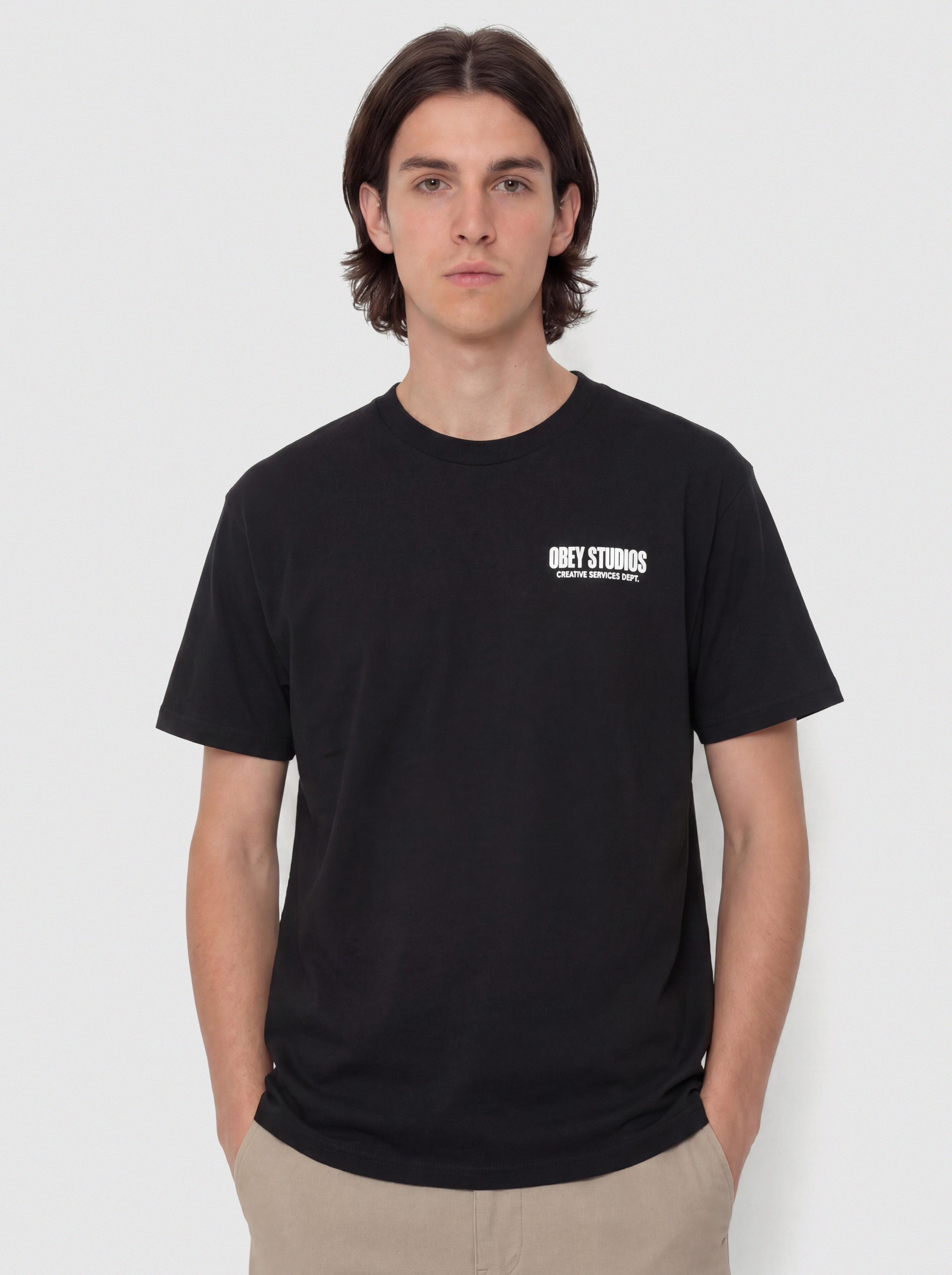 T-shirt OBEY Creative Services Dept. (black)