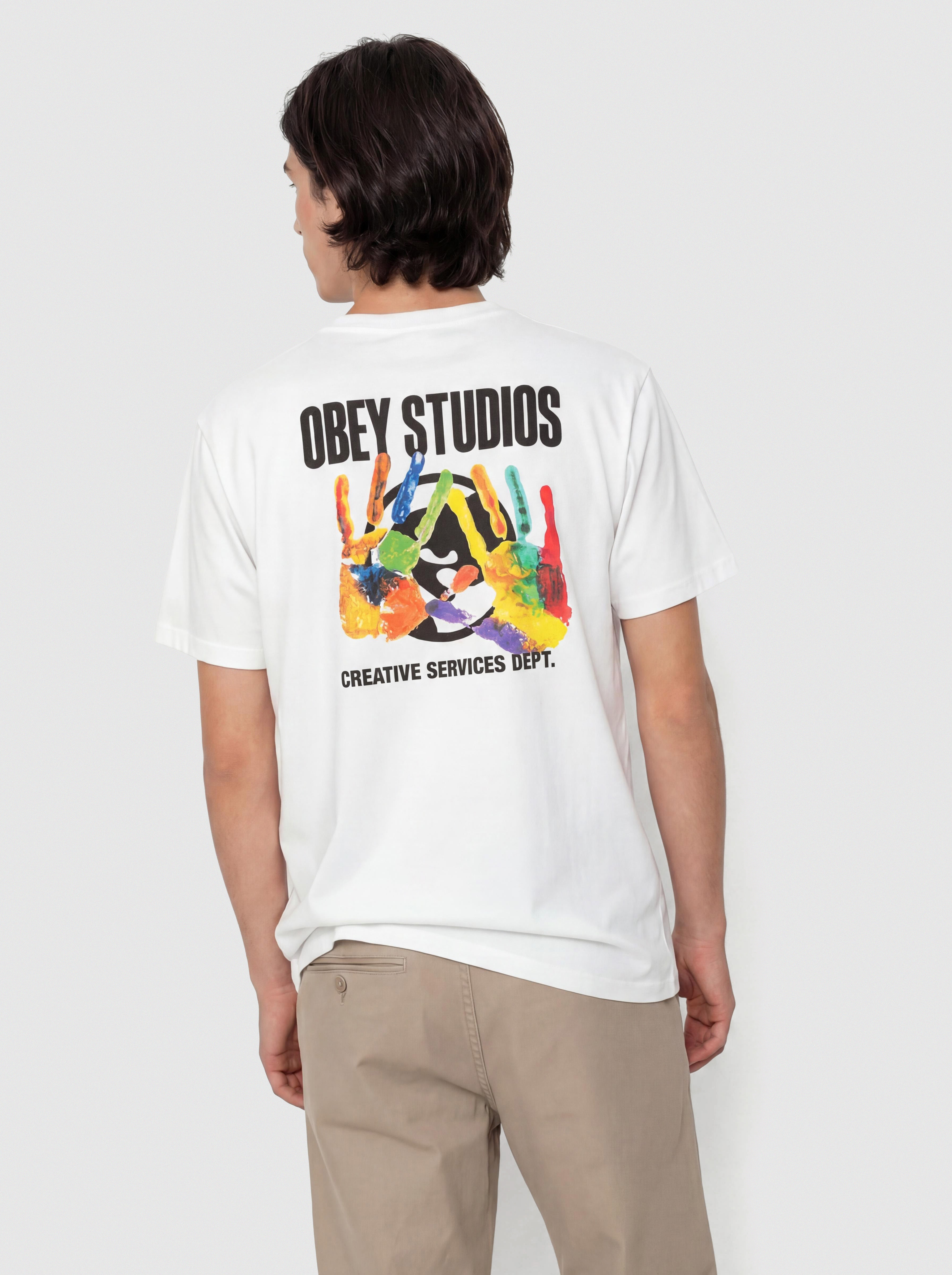 T-shirt OBEY Creative Services Dept. (white)