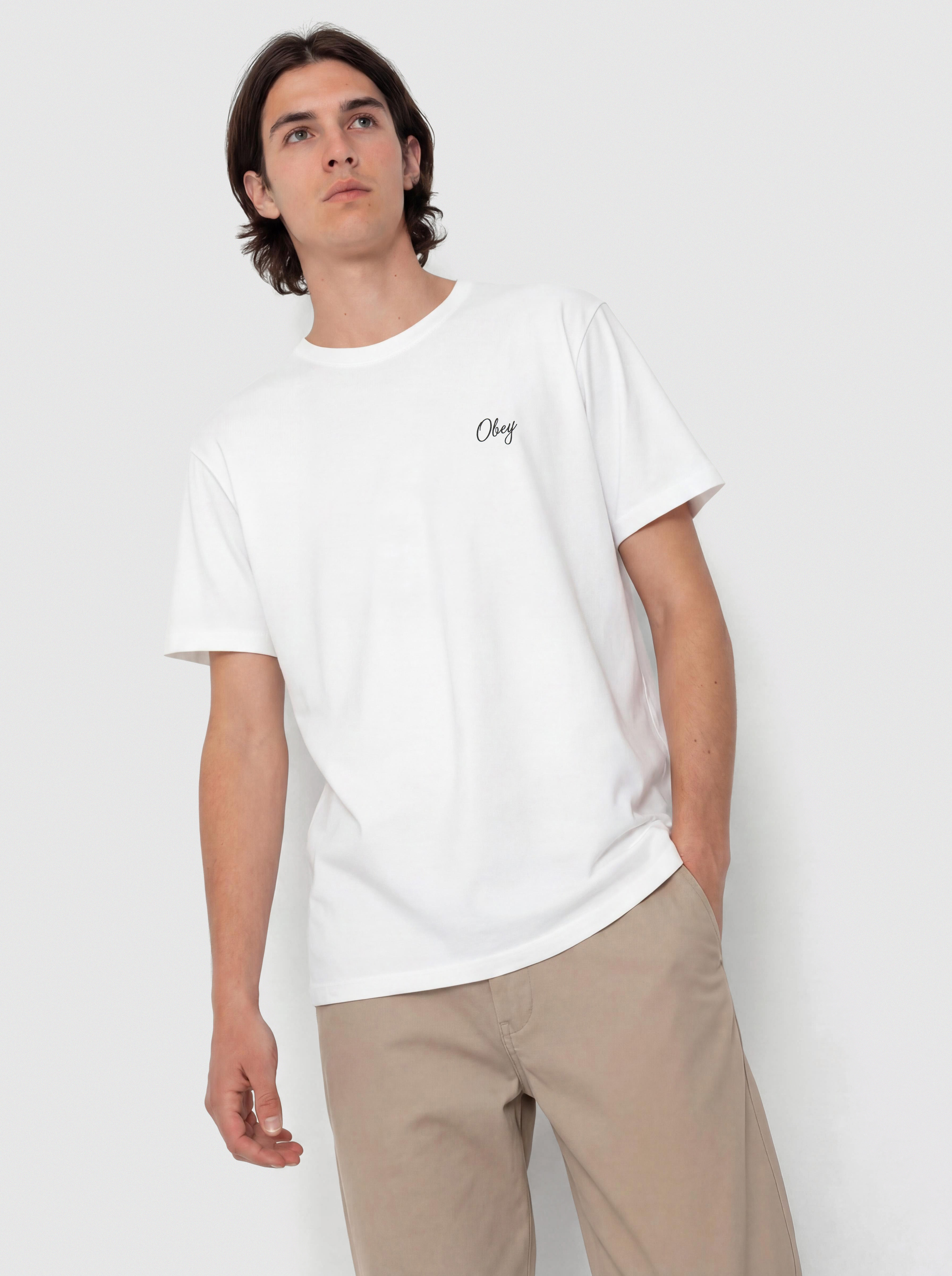T-shirt OBEY Paper Rose (white)