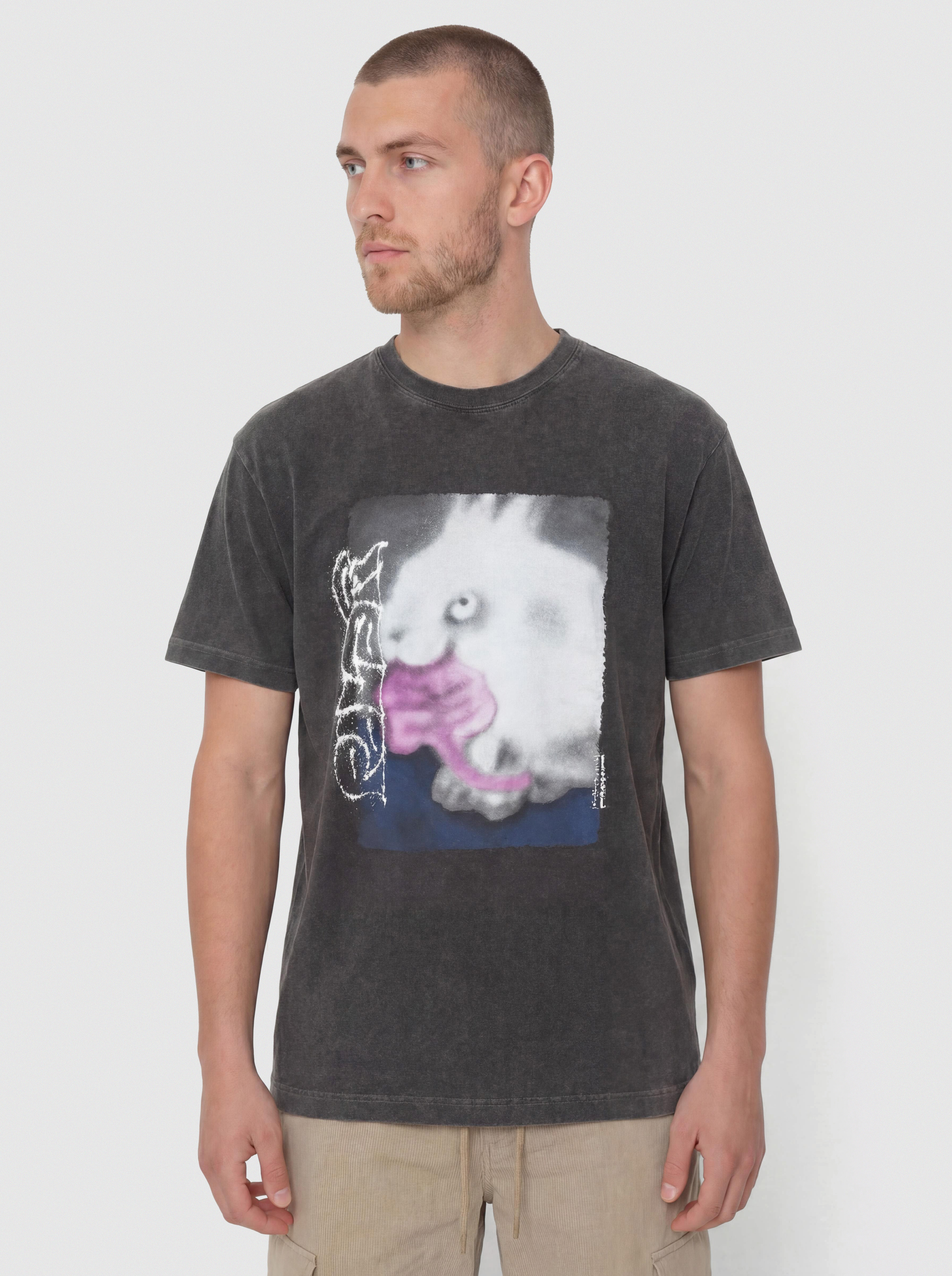 T-shirt Polar Skate Rabbit (silver black)