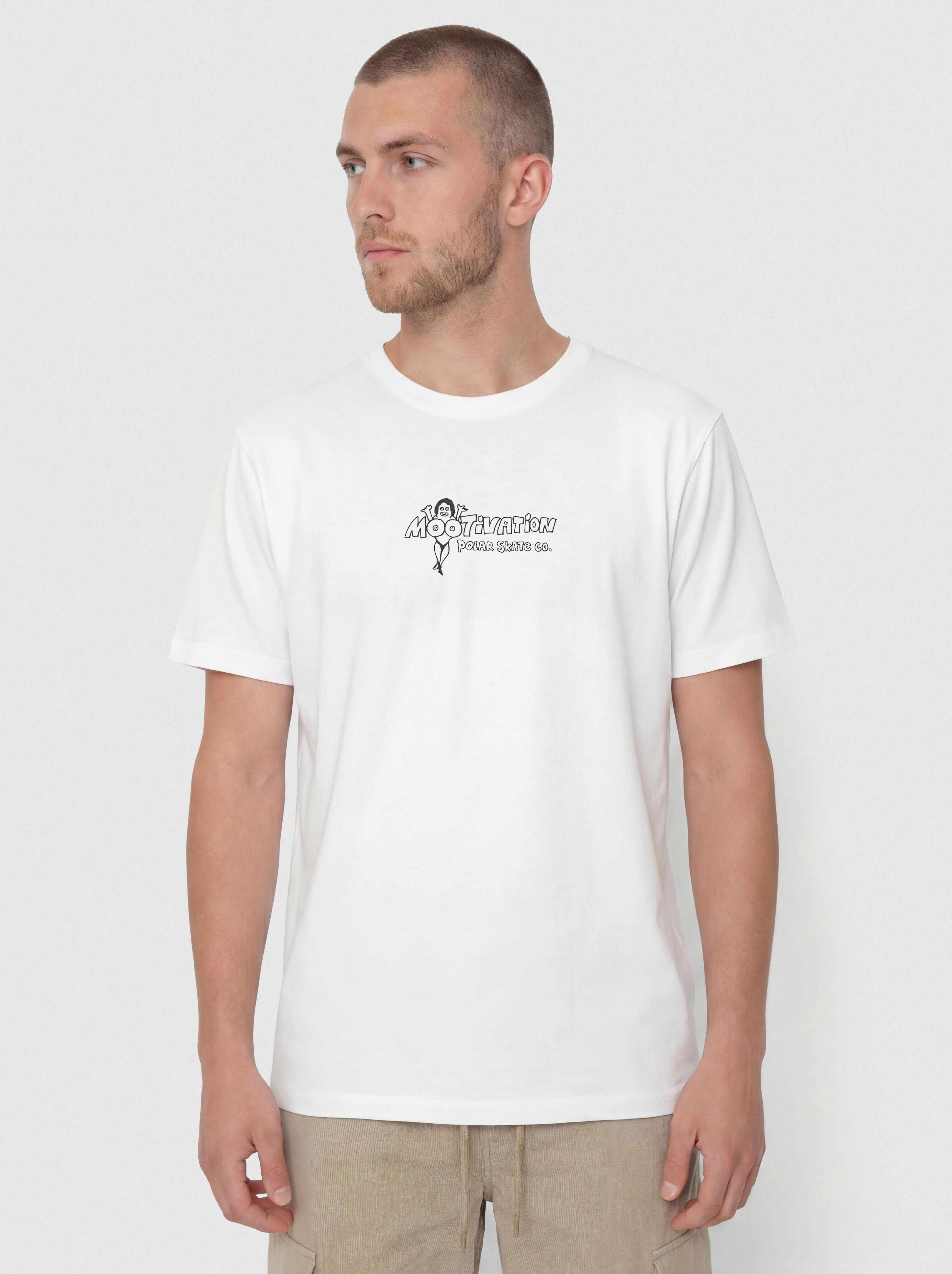 T-shirt Polar Skate Band Mootivation (white)