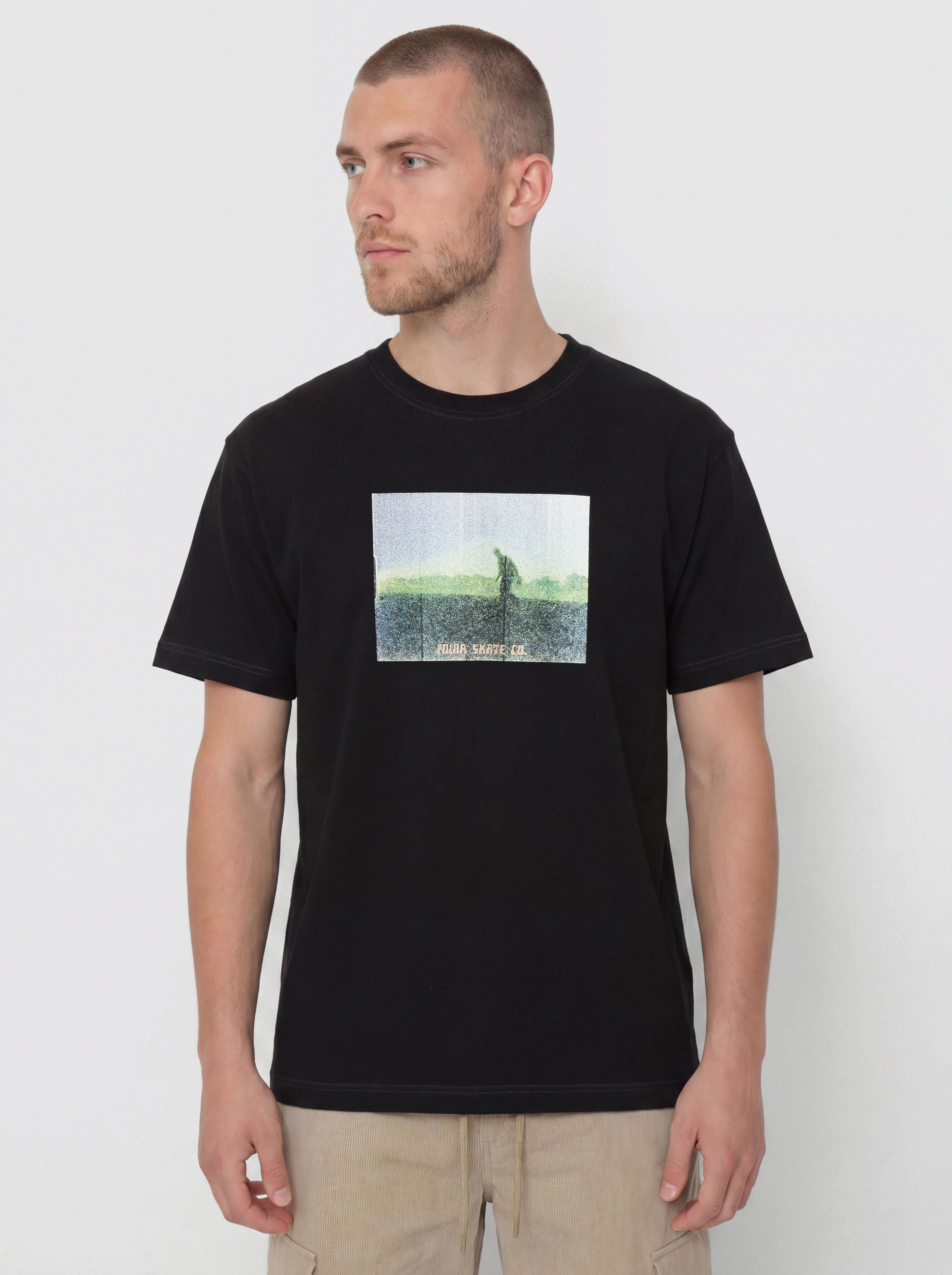T-shirt Polar Skate Contrast Beach Walk (black/purple)