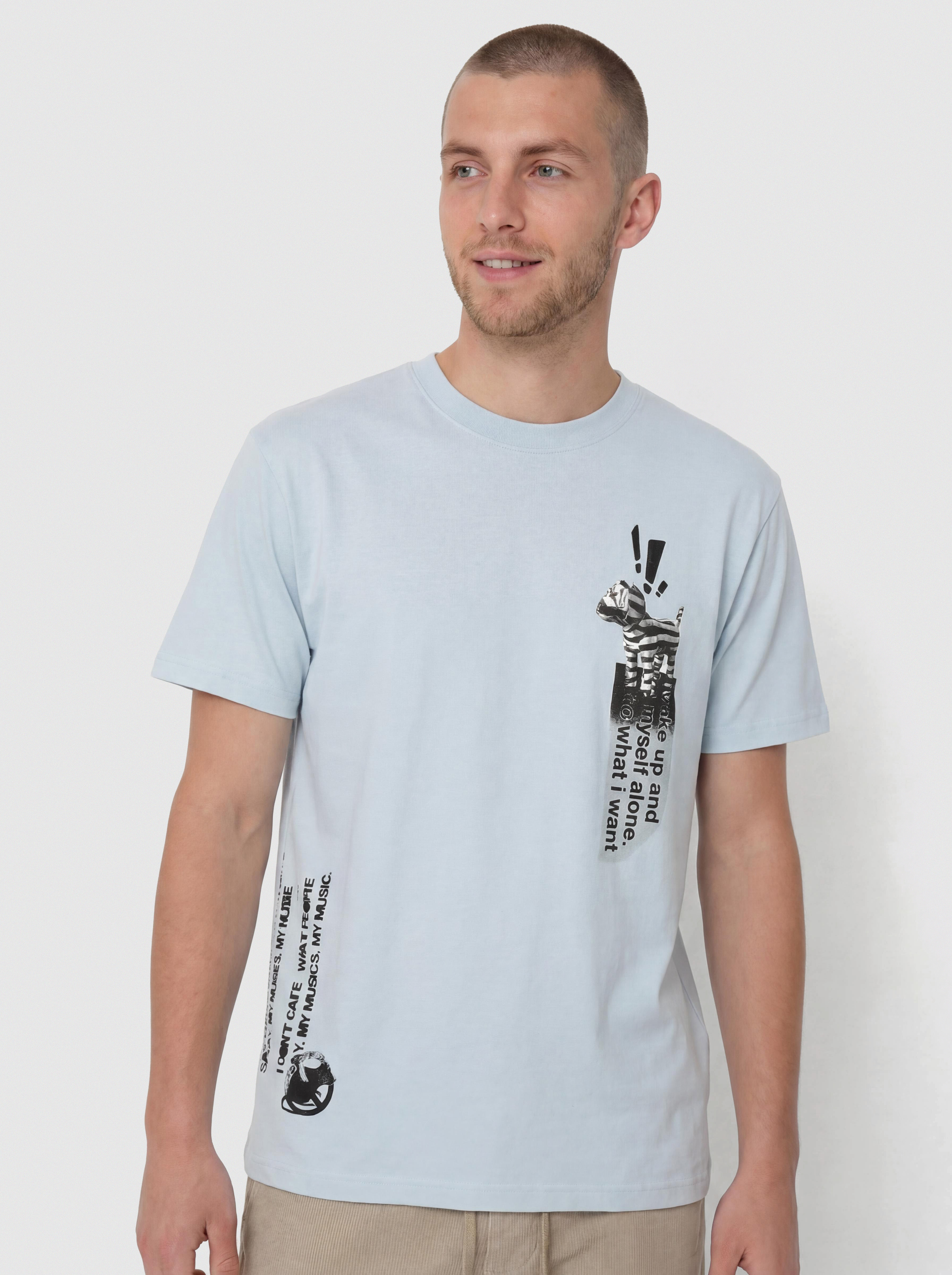 T-shirt Polar Skate My Music (light blue)