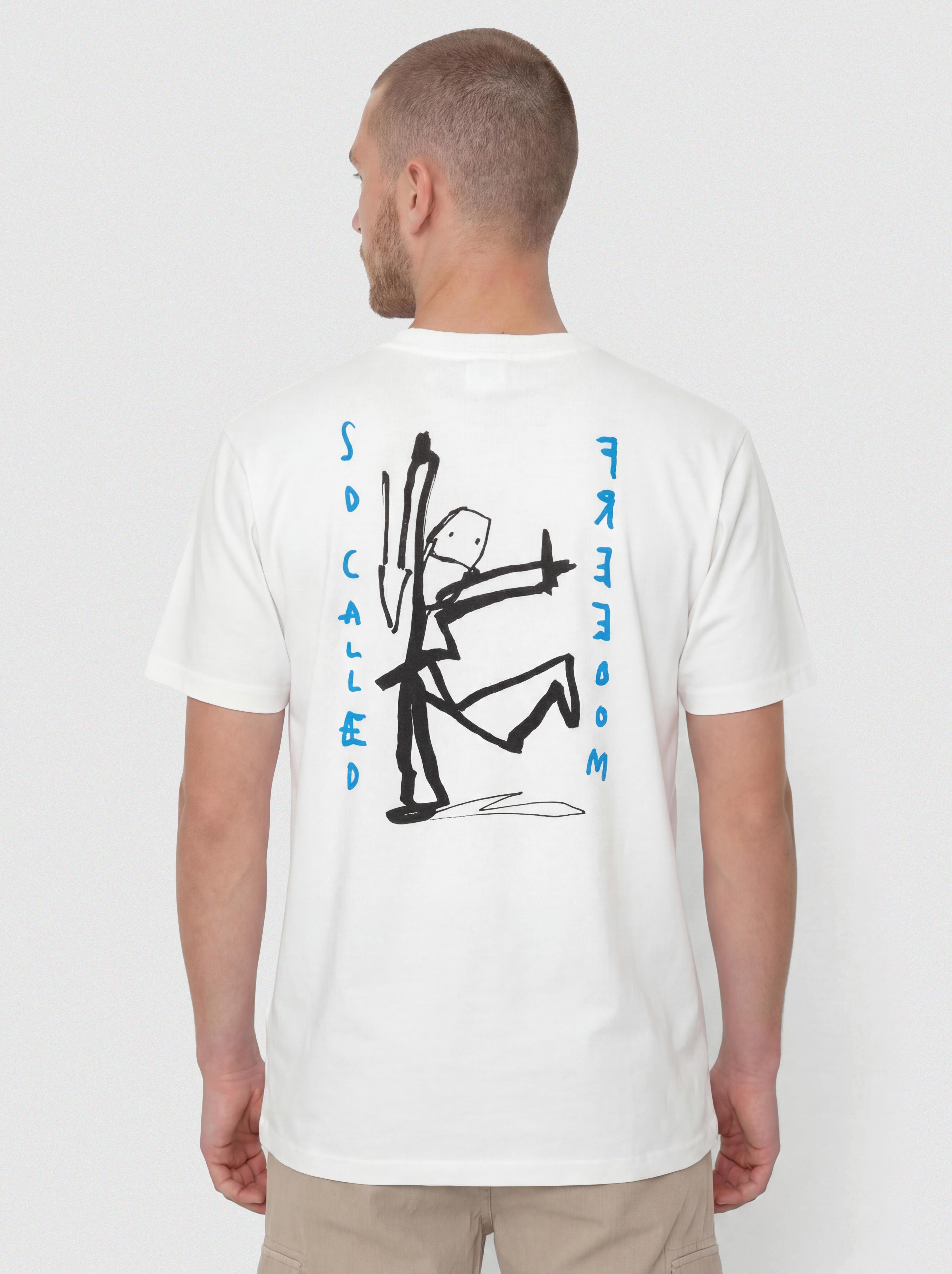 T-shirt Polar Skate Freedom (white)