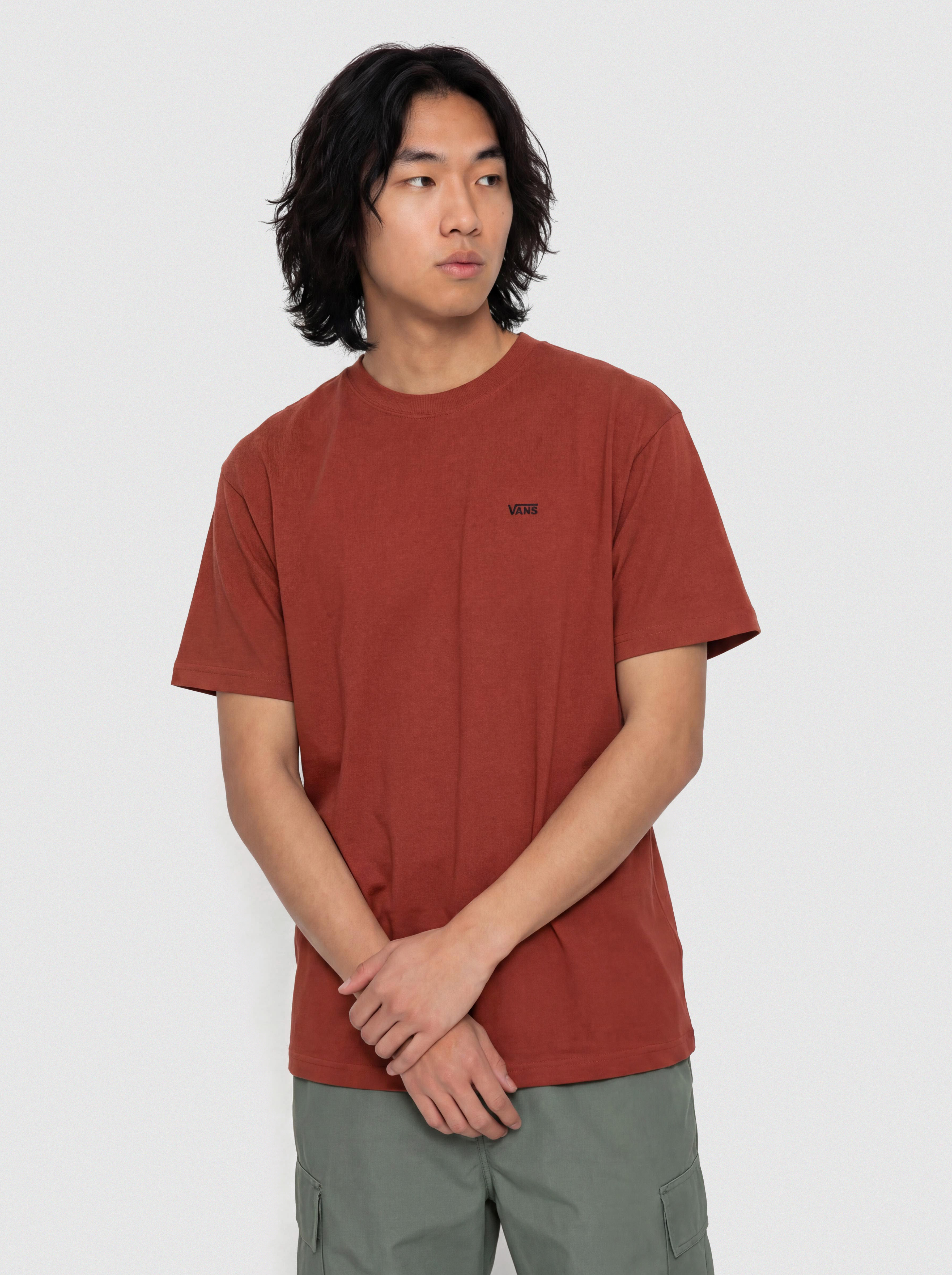 T-shirt Vans Left Chest II Loose (poppy ember)