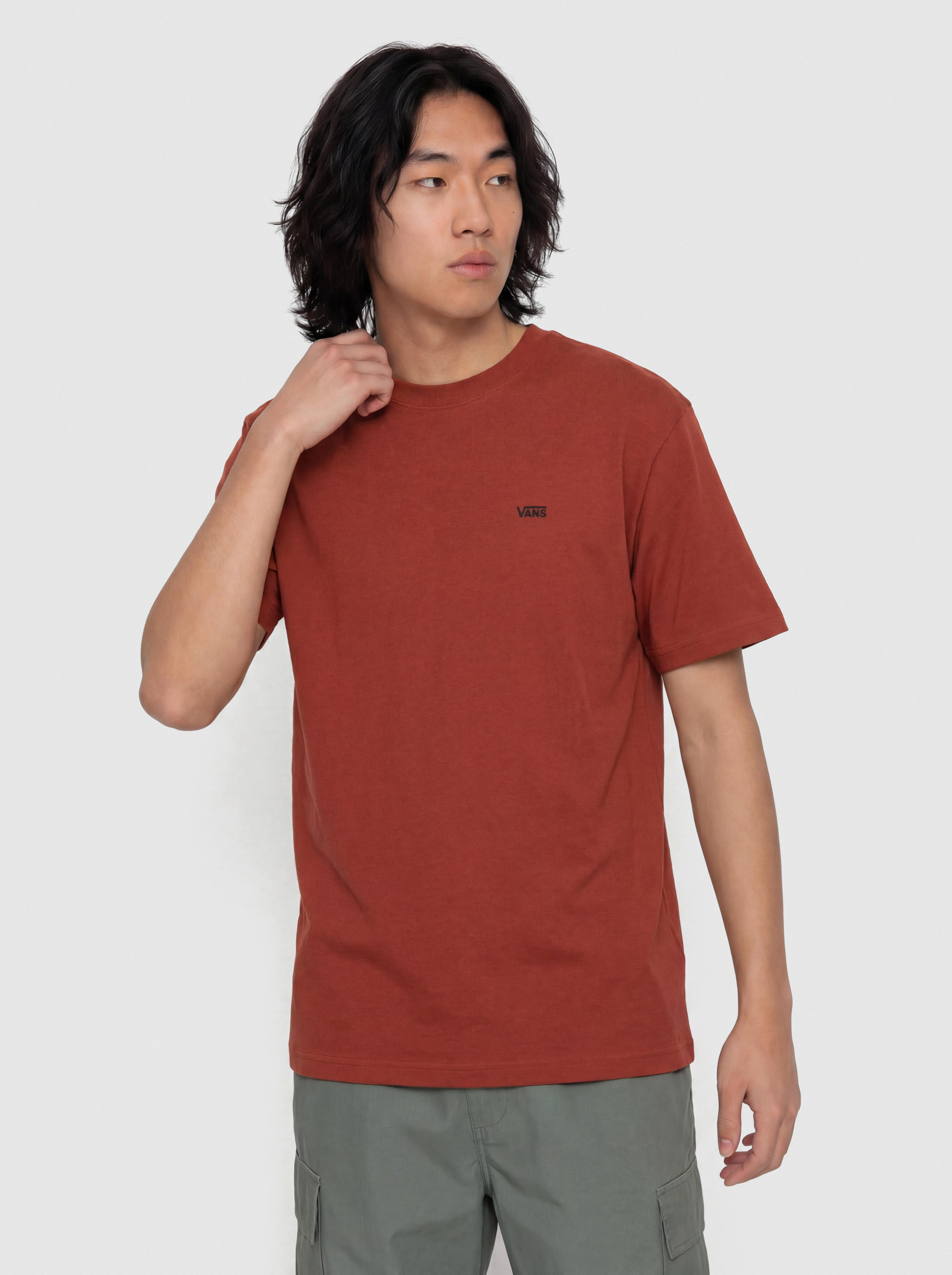 T-shirt Vans Left Chest II Loose (poppy ember)