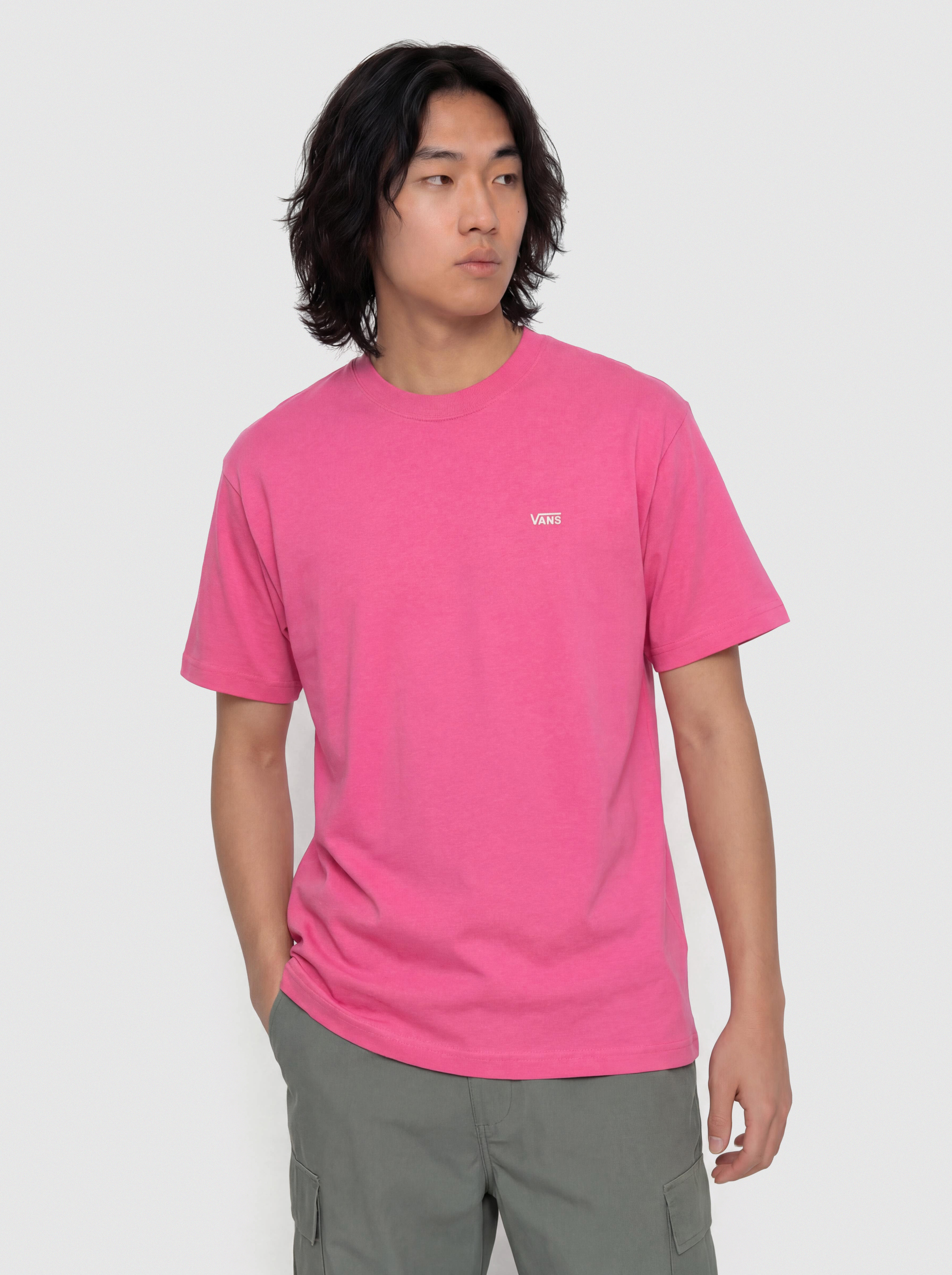 T-shirt Vans Left Chest II Loose (pink velvet)