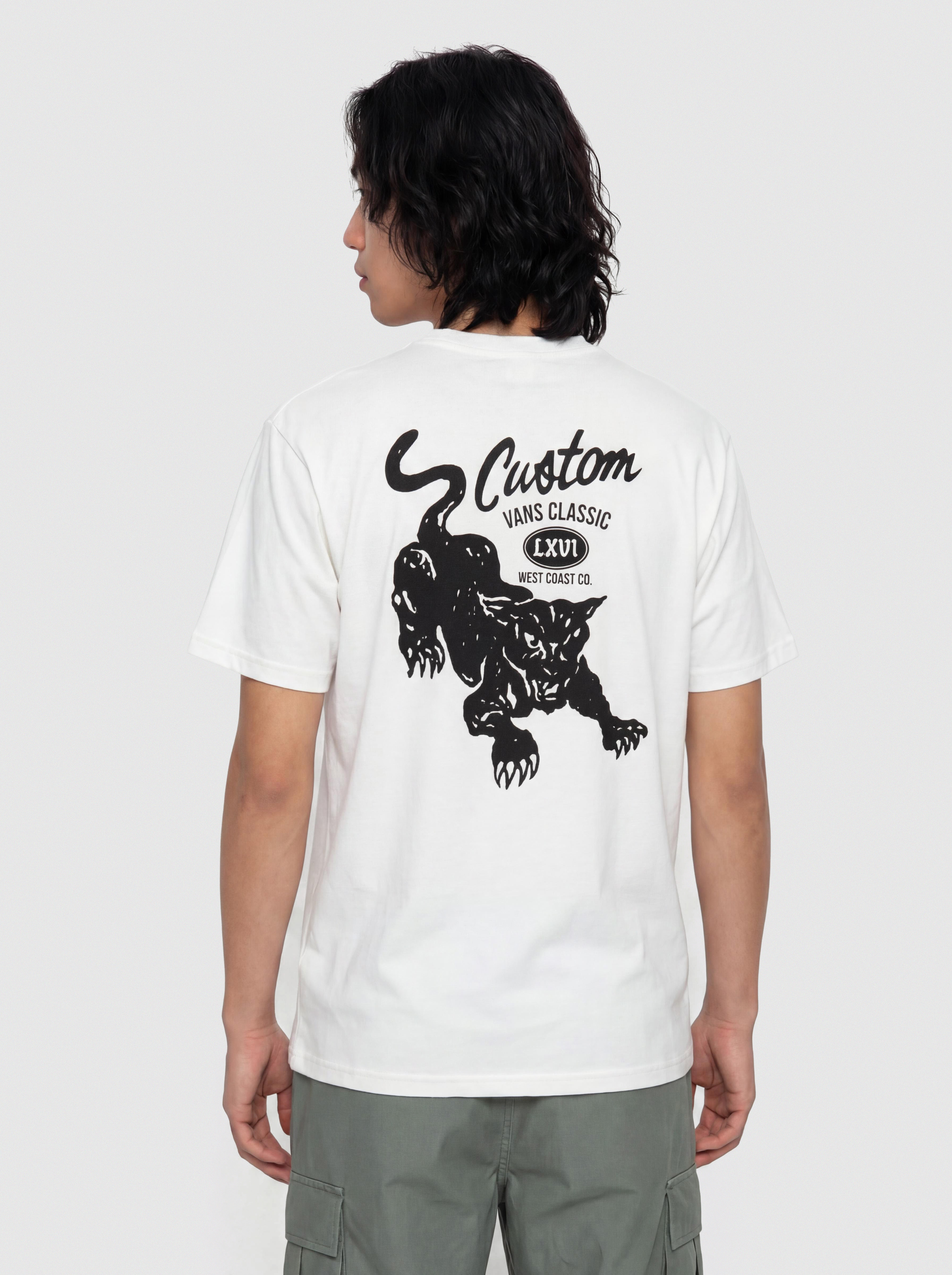 T-shirt Vans Custom Cat (white)