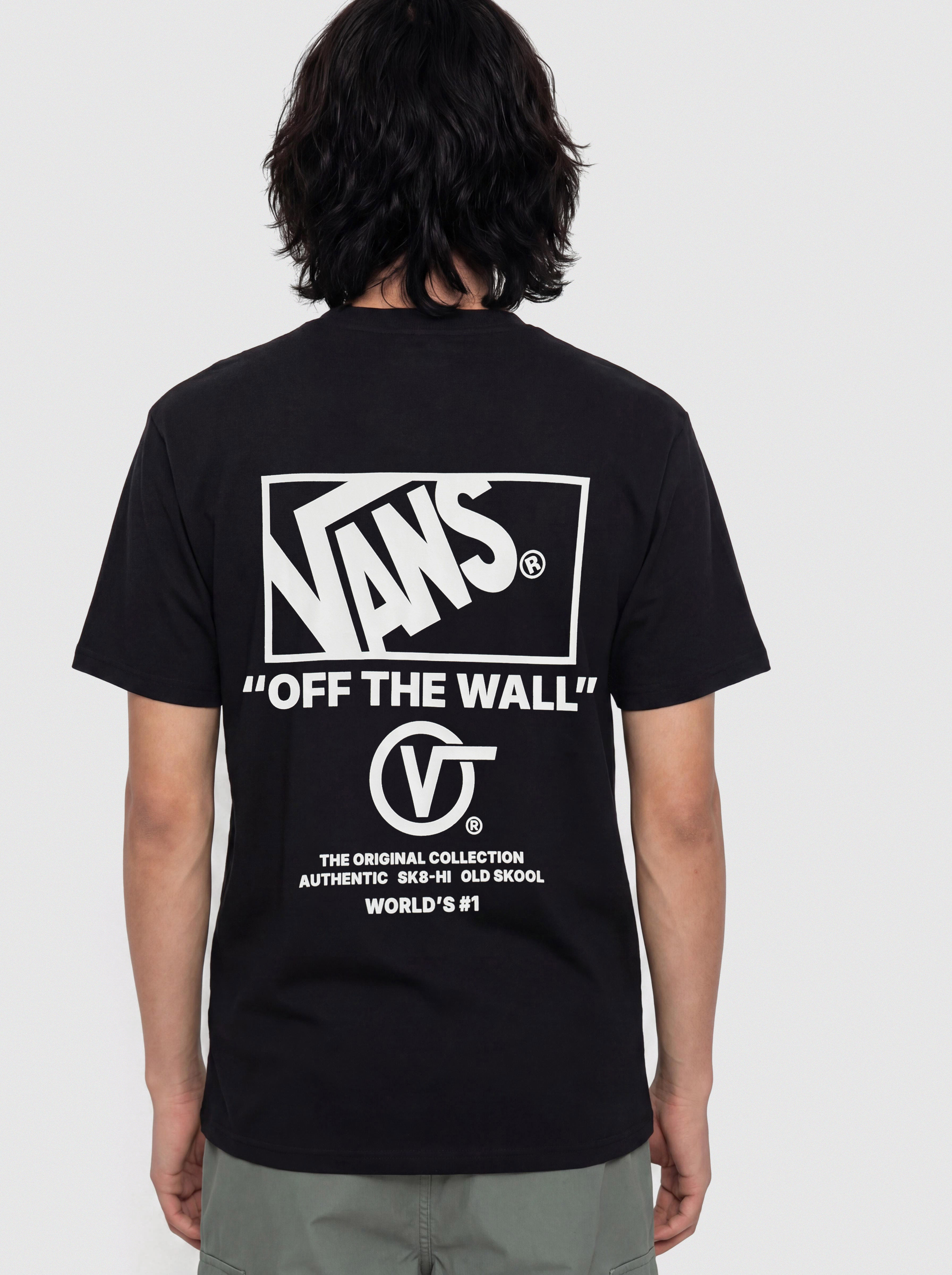 T-shirt Vans Stacked Hi (black/white)