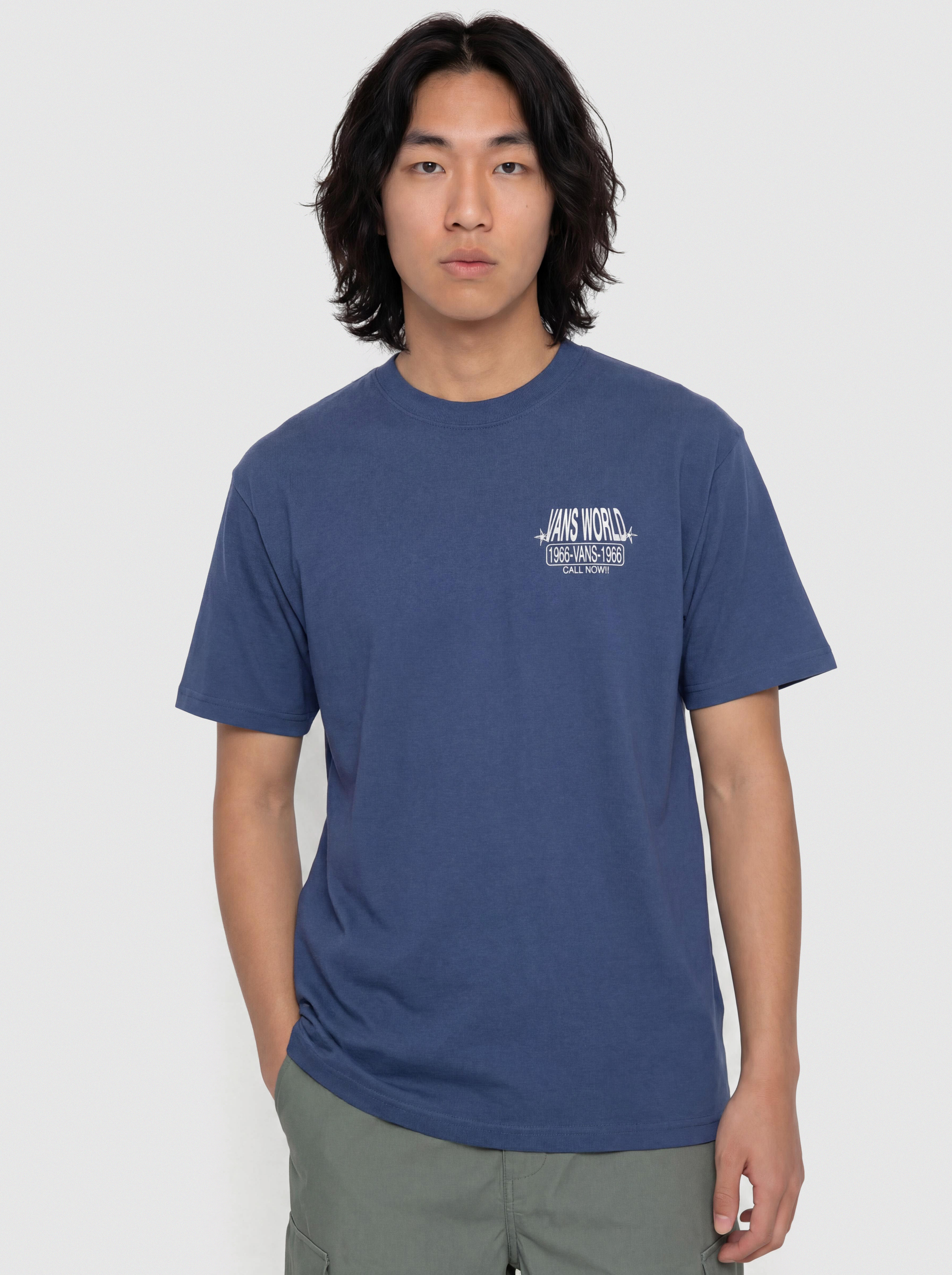 T-shirt Vans World Intl (true navy)