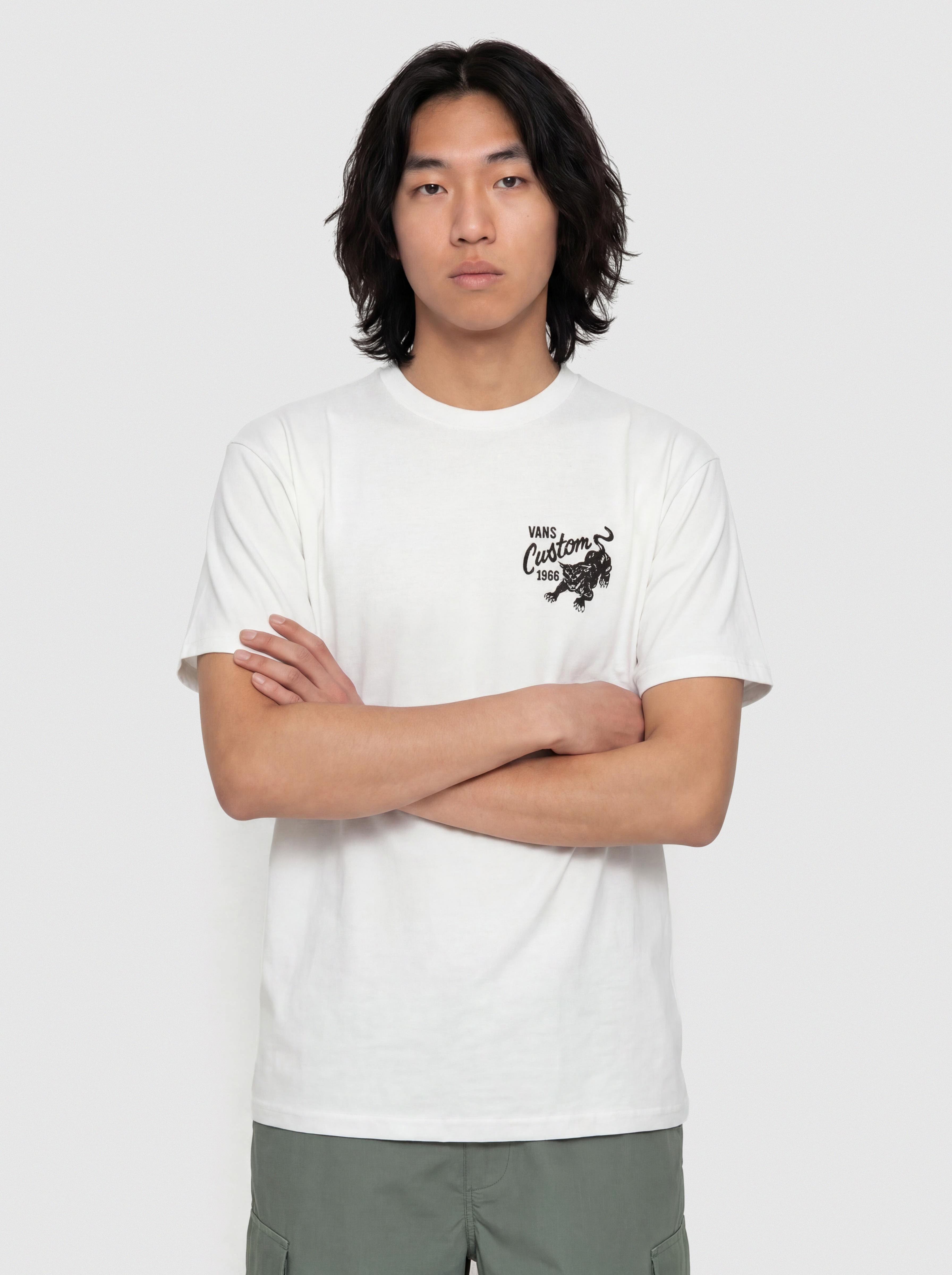 T-shirt Vans Custom Cat (white)