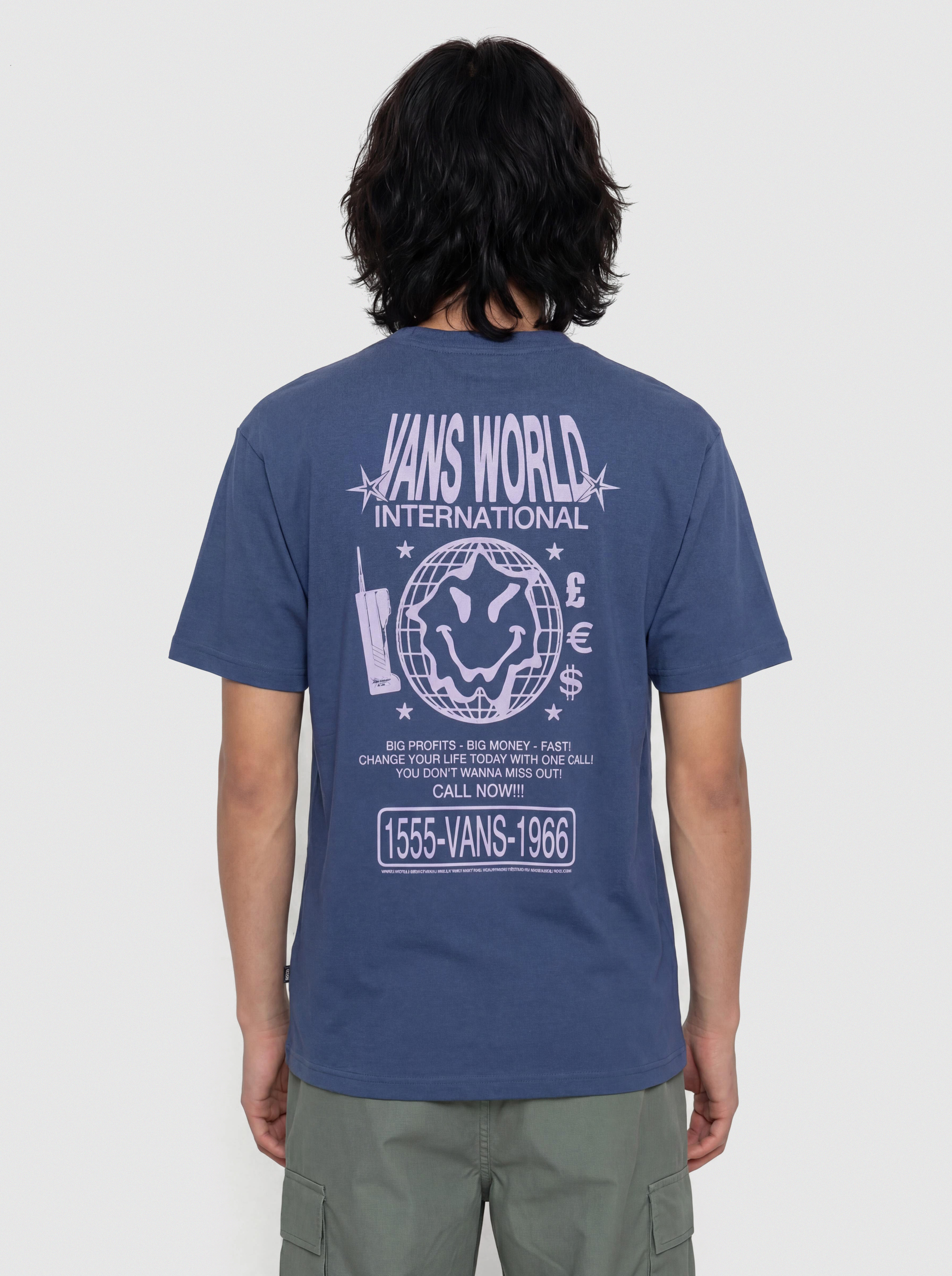 T-shirt Vans World Intl (true navy)