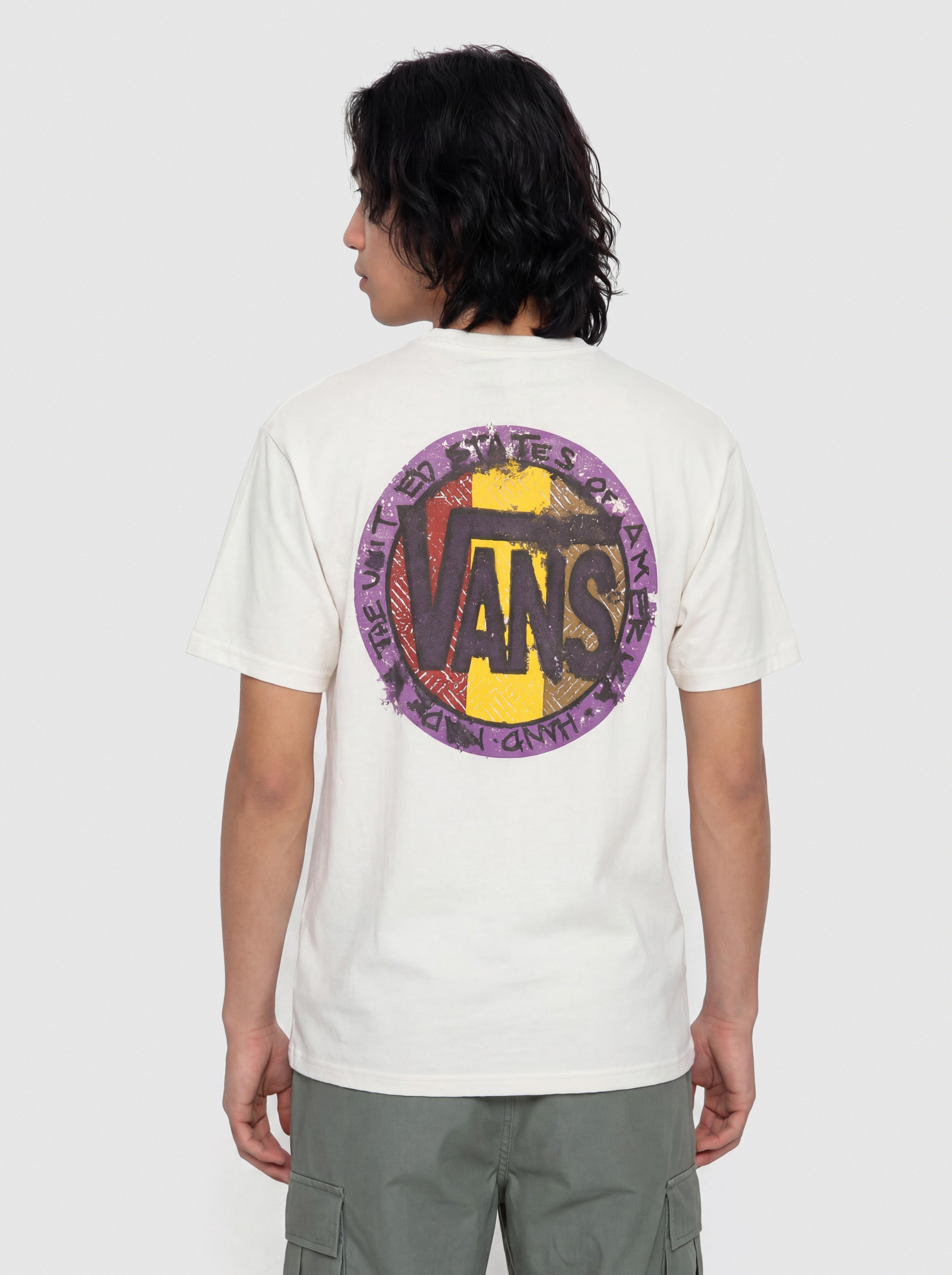 T-shirt Vans Blotched Circle (marshmallow)