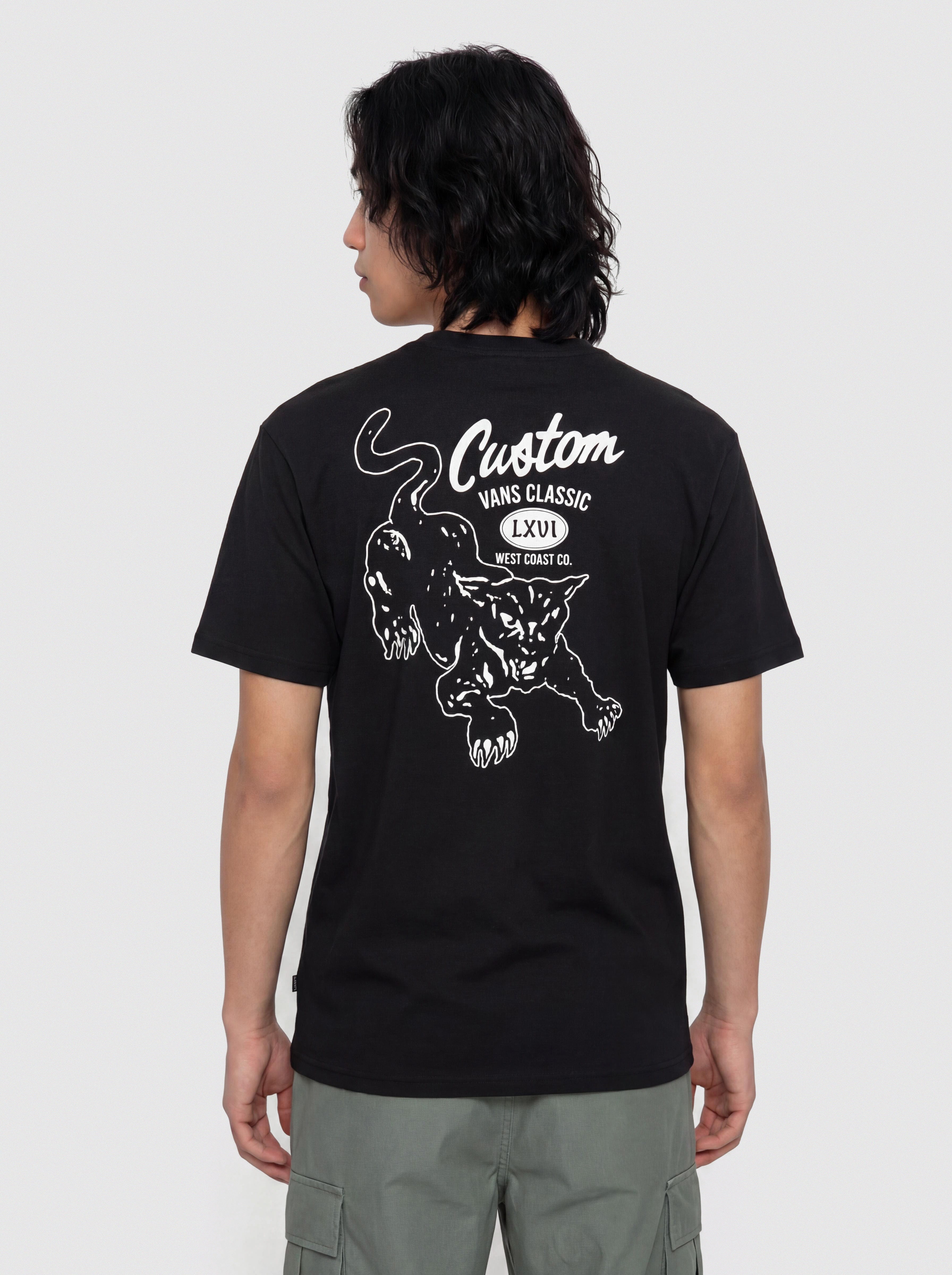 T-shirt Vans Custom Cat (black)