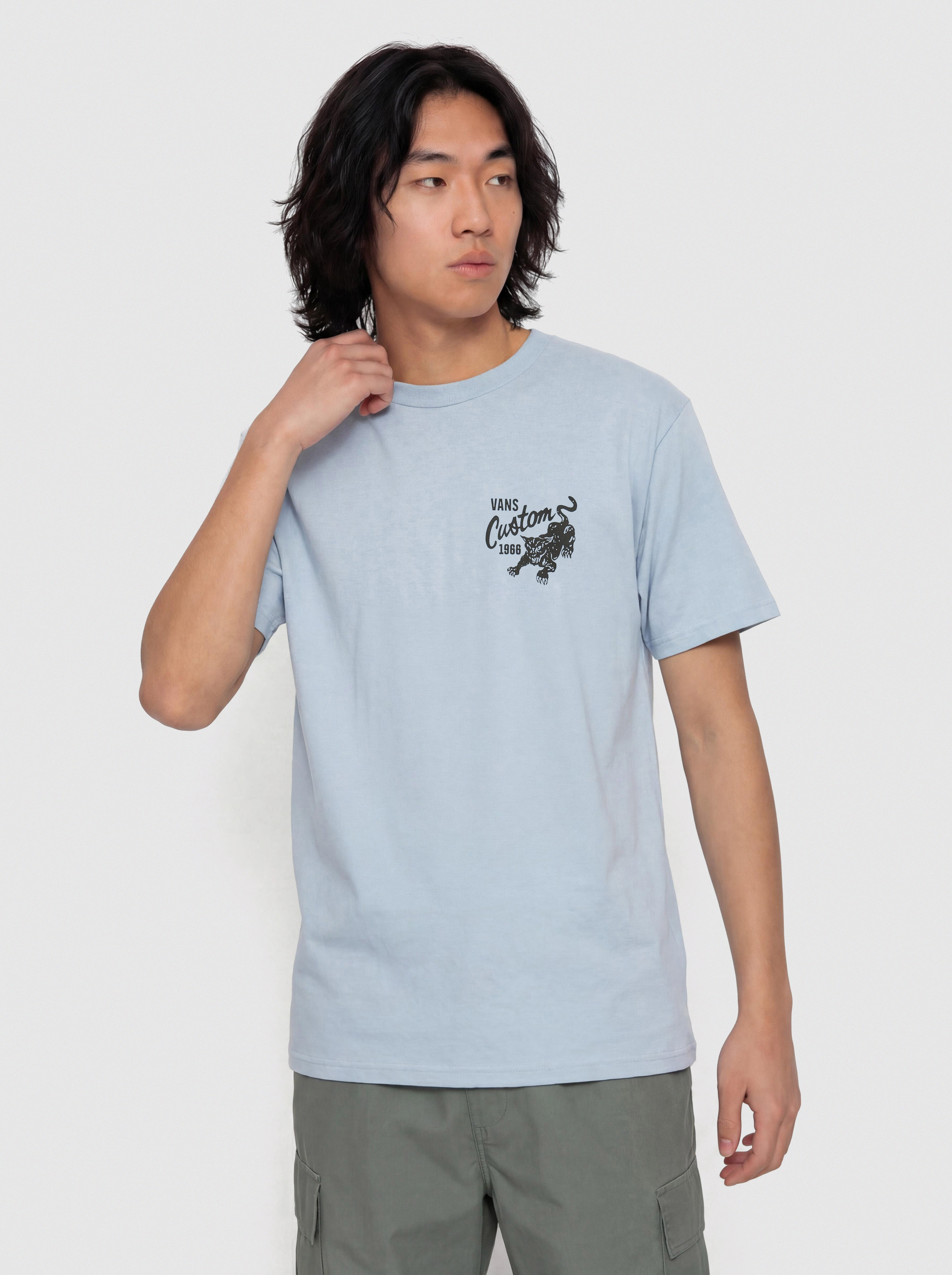 T-shirt Vans Custom Cat (soft slate)