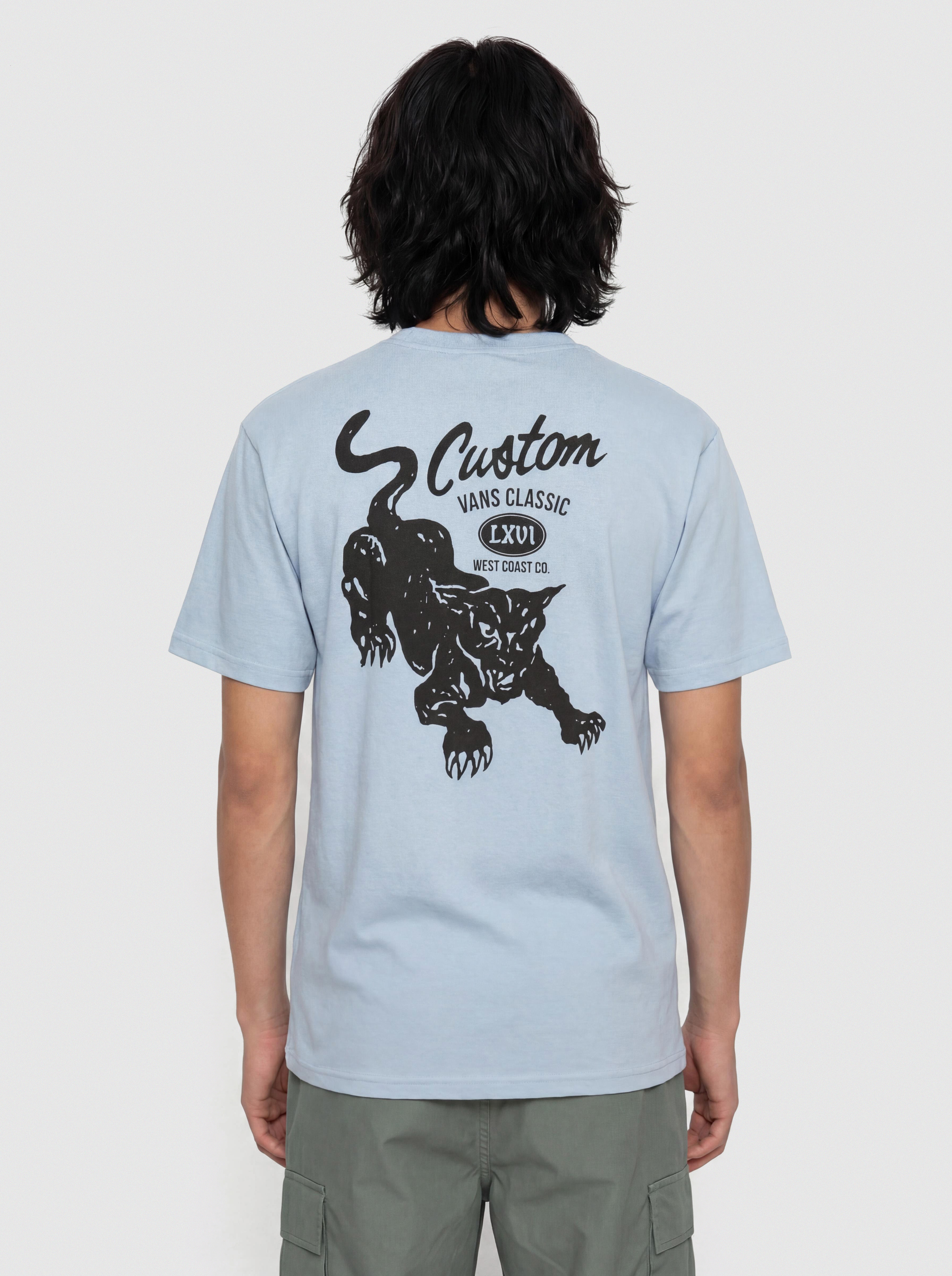 T-shirt Vans Custom Cat (soft slate)