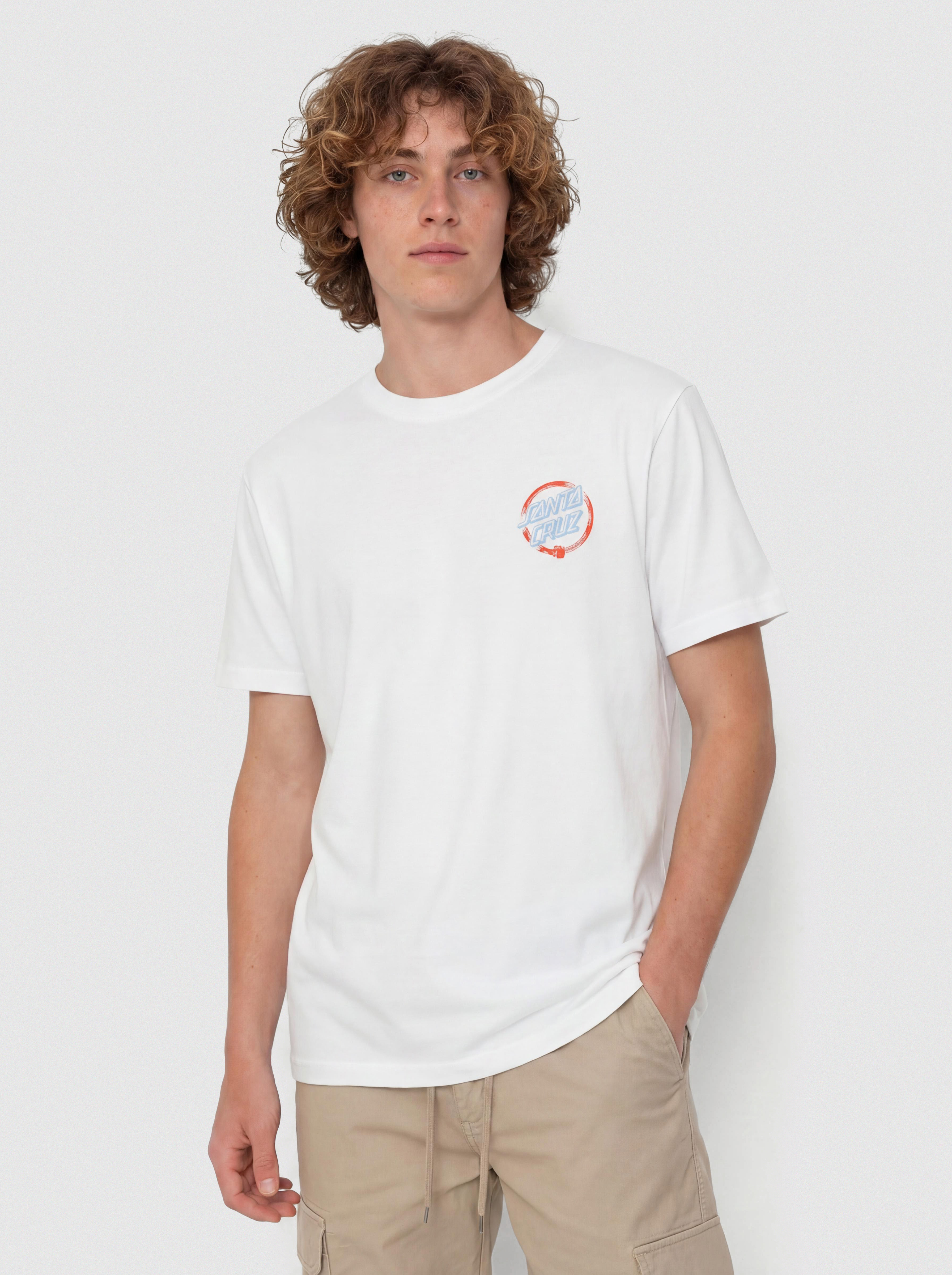 T-shirt Santa Cruz Mako Dot (white)