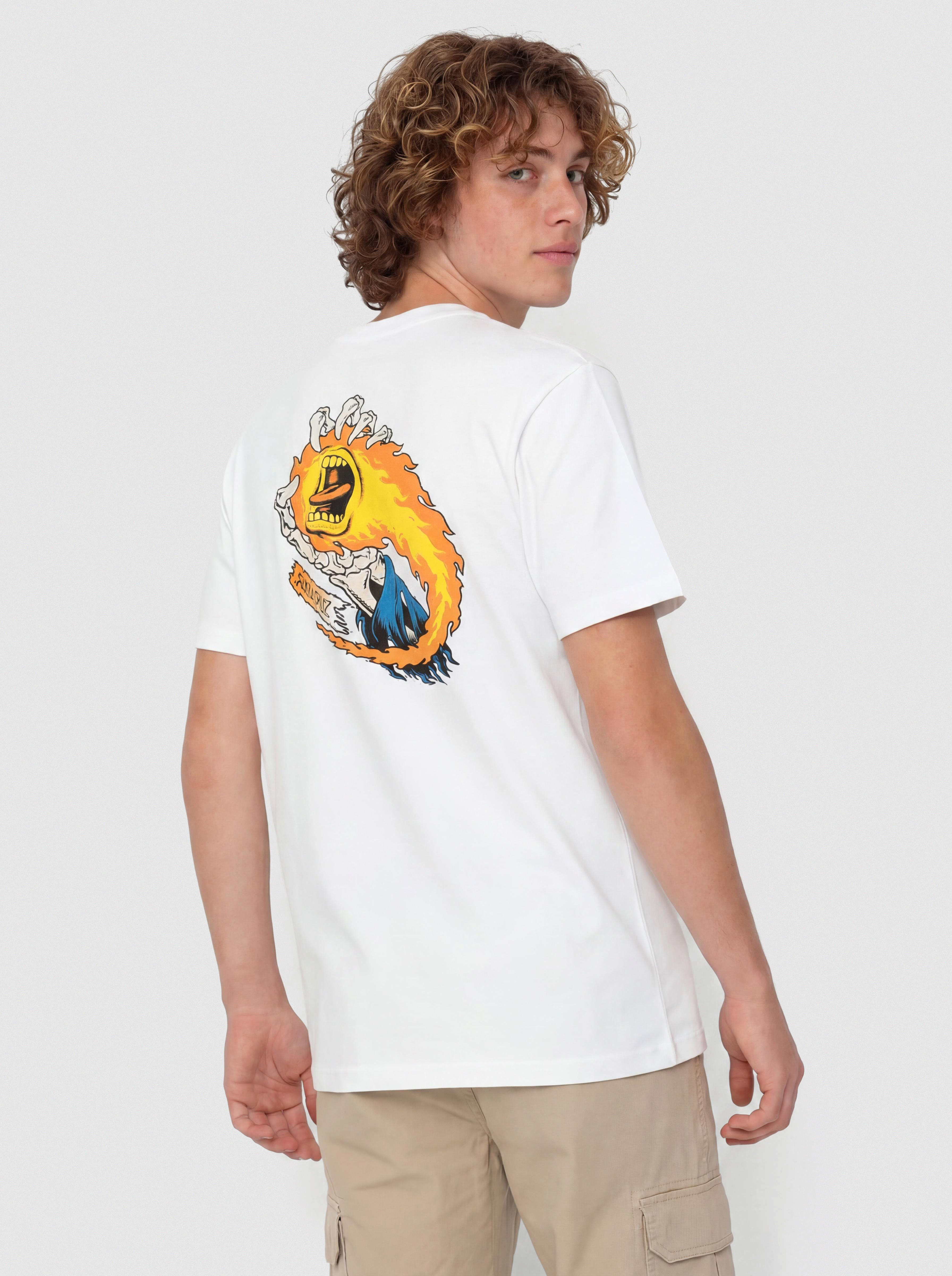 T-shirt Santa Cruz O'Brien Scream Reaper (white)