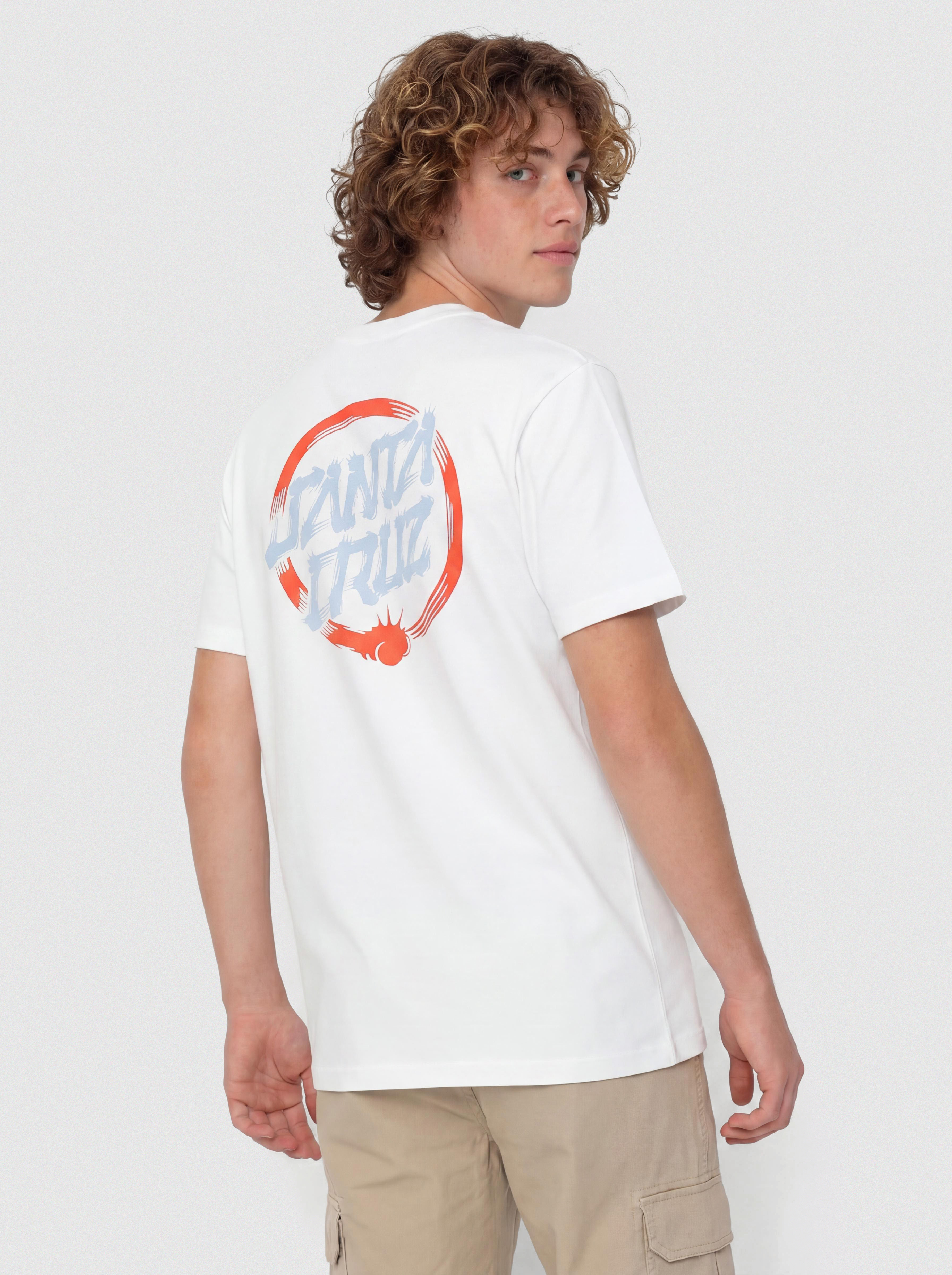 T-shirt Santa Cruz Mako Dot (white)
