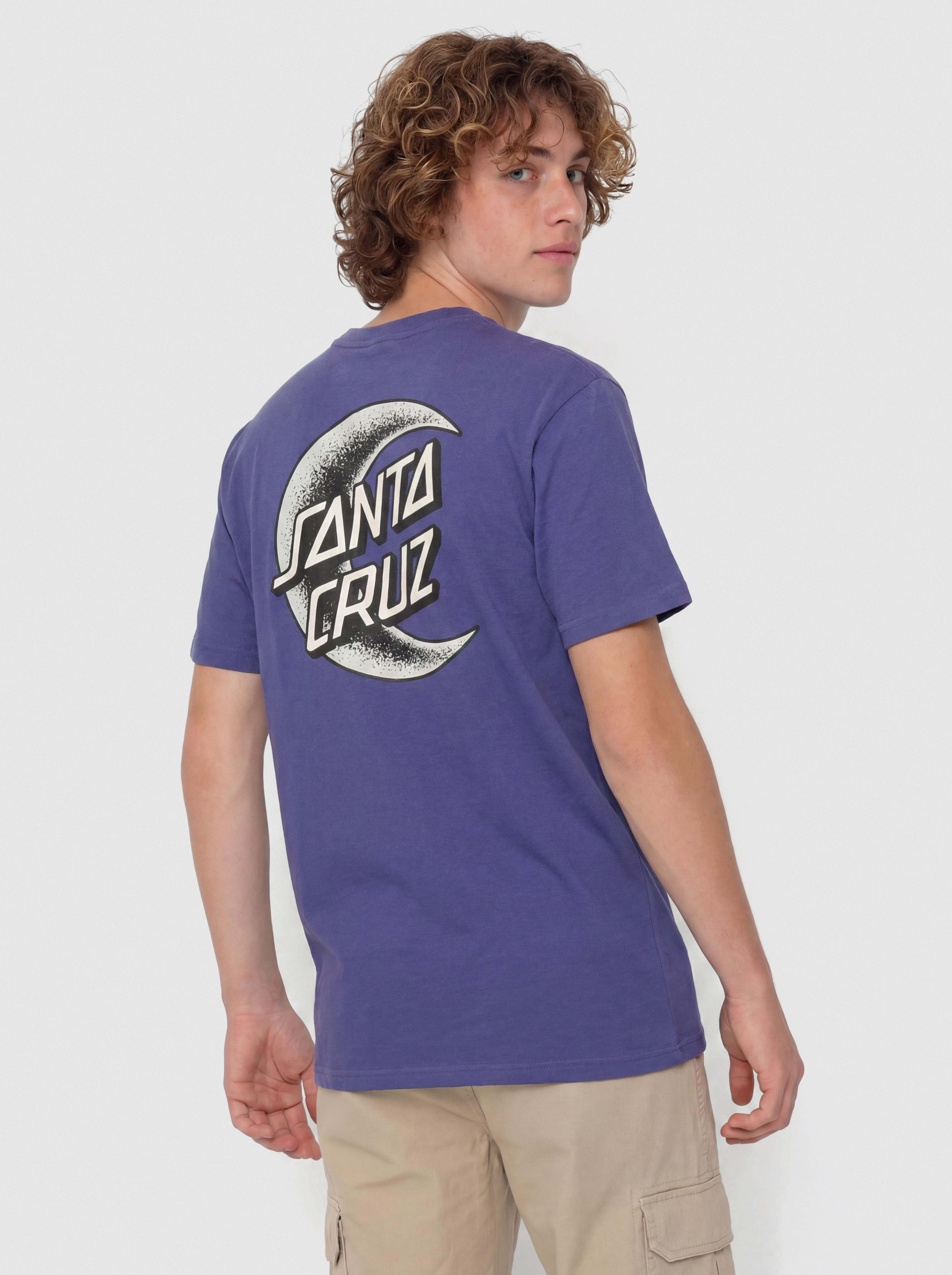 T-shirt Santa Cruz Crescent Moon Chest (navy dusk)