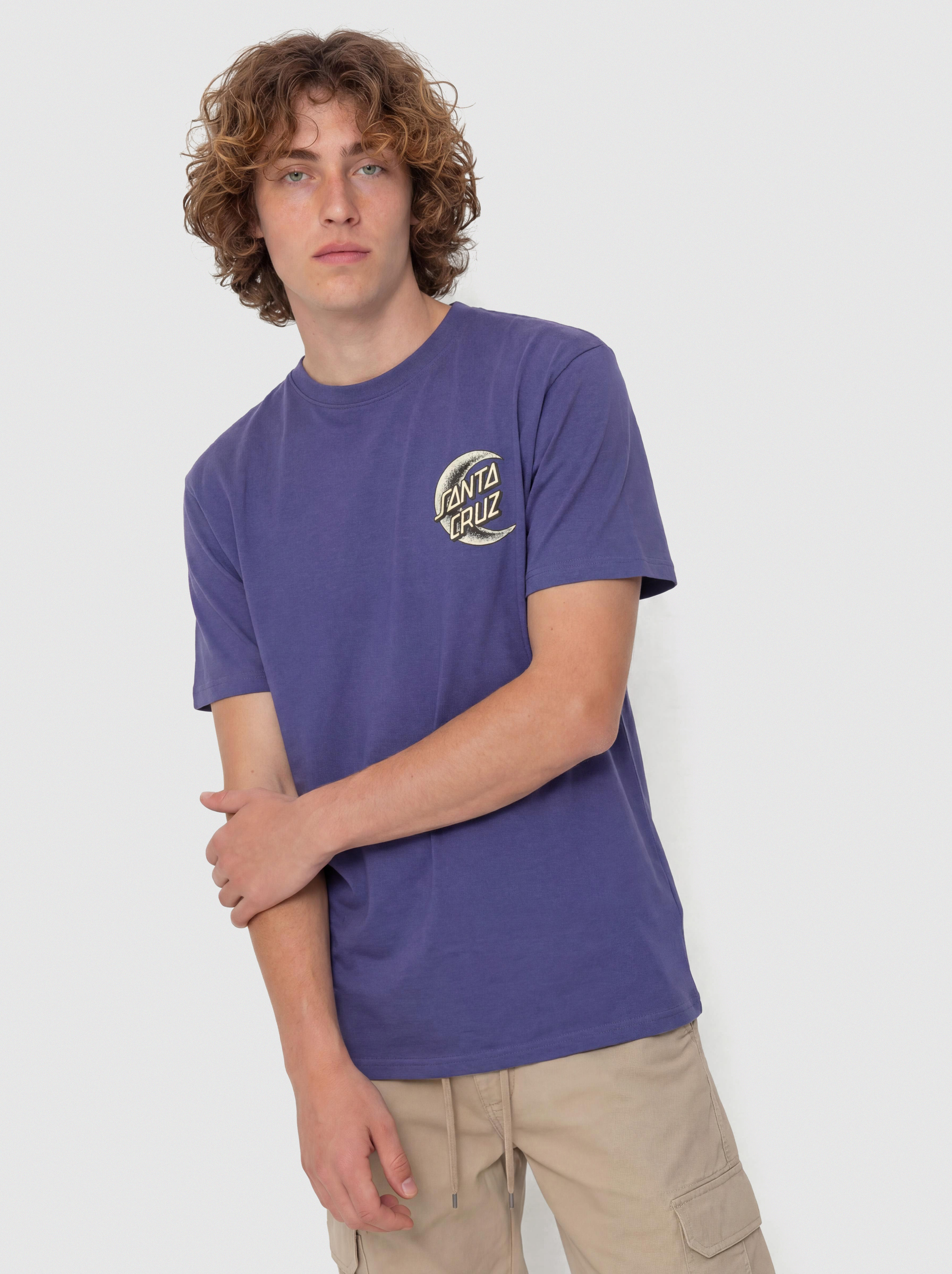 T-shirt Santa Cruz Crescent Moon Chest (navy dusk)