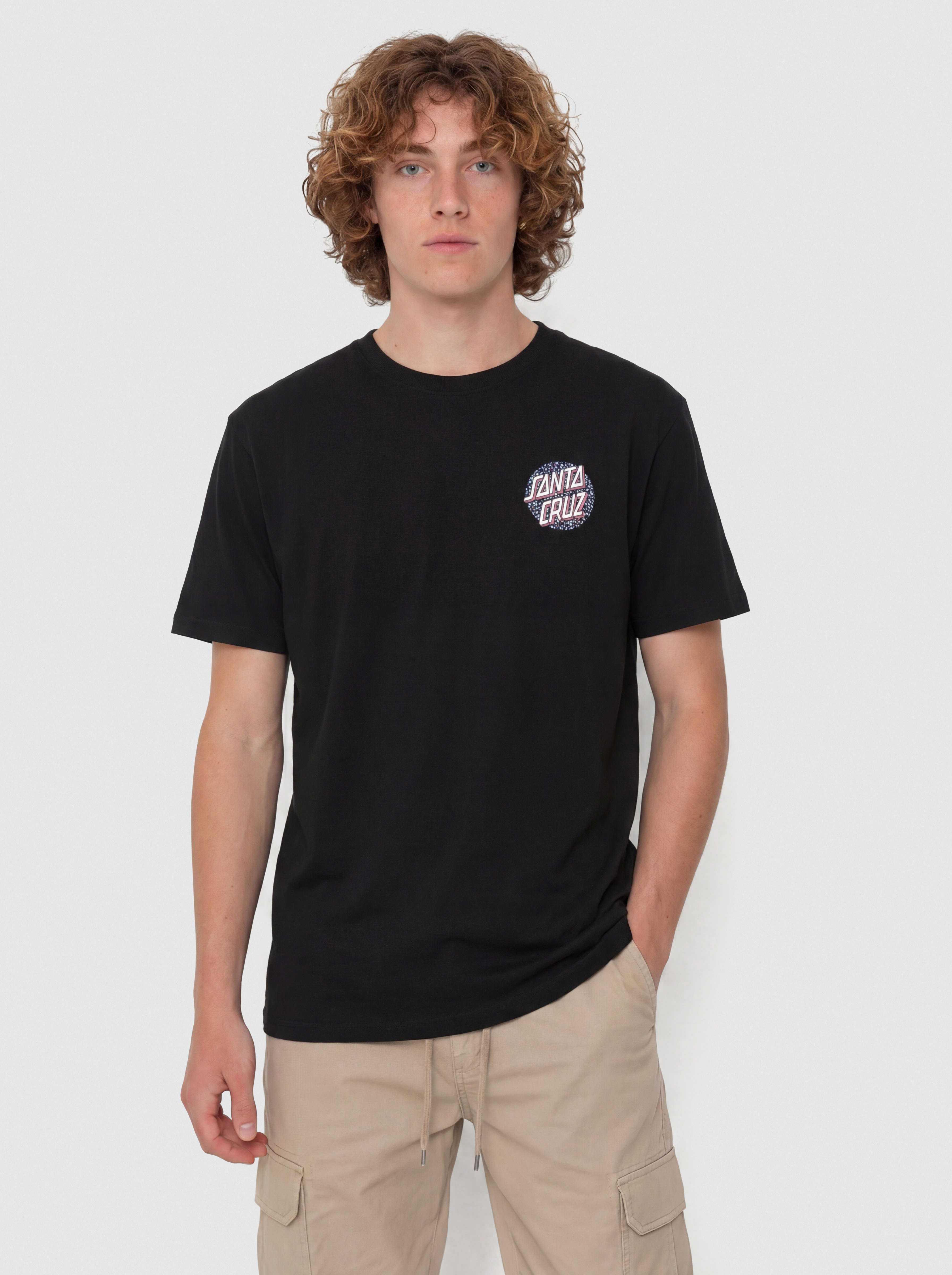 T-shirt Santa Cruz Control Dot (black)