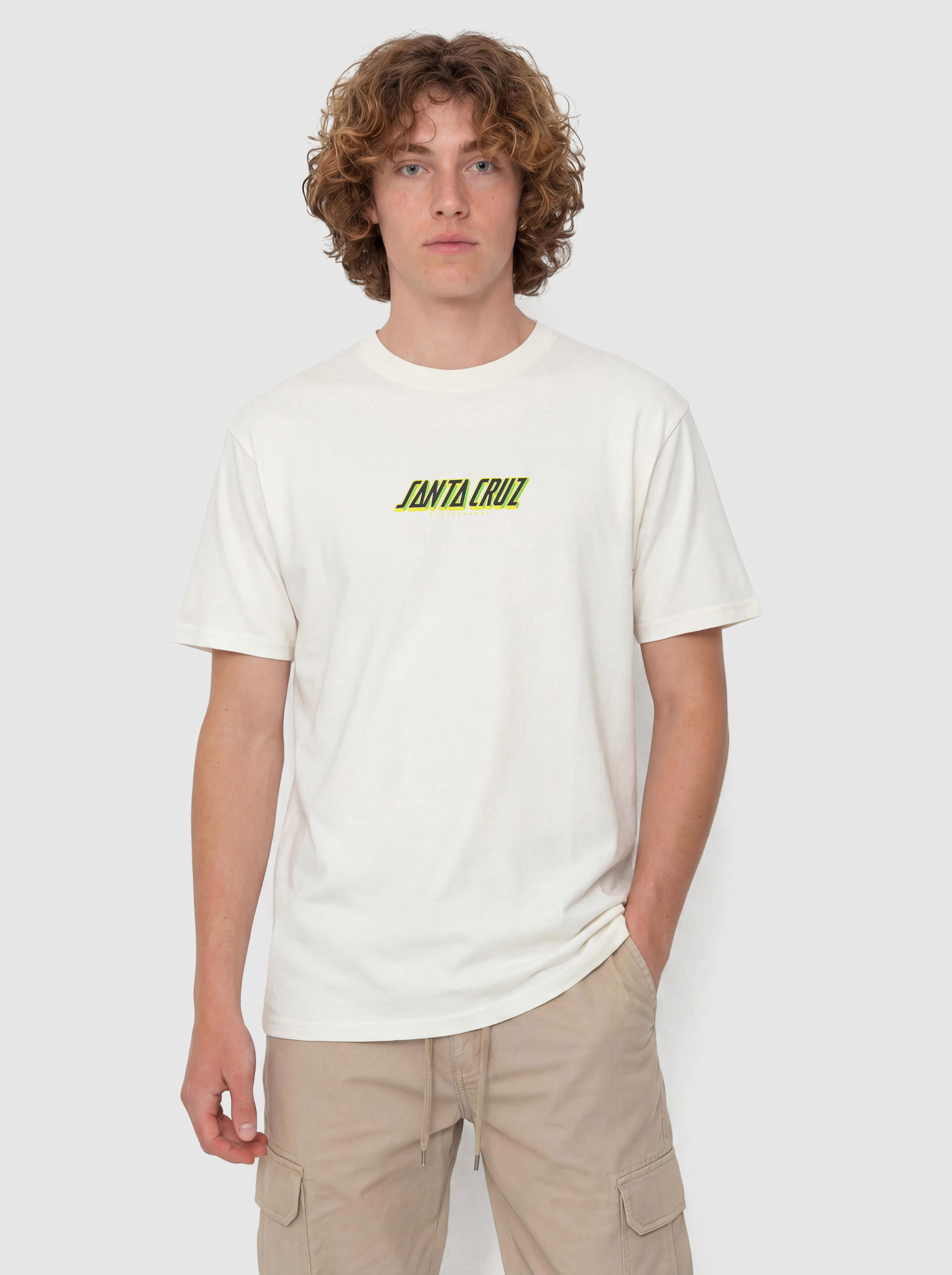 T-shirt Santa Cruz Roskopp Cruz Control (unbleached cotton)
