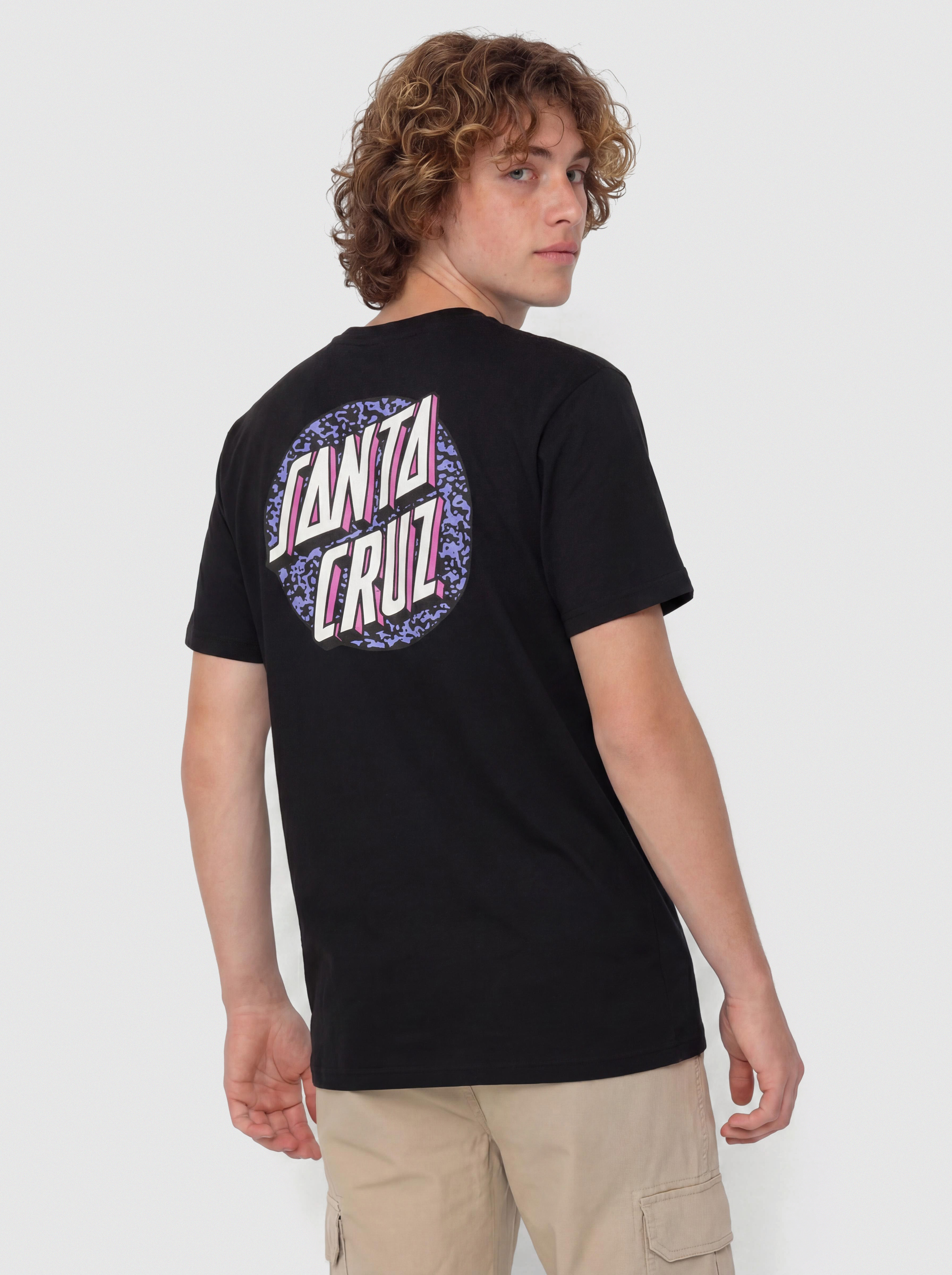 T-shirt Santa Cruz Control Dot (black)