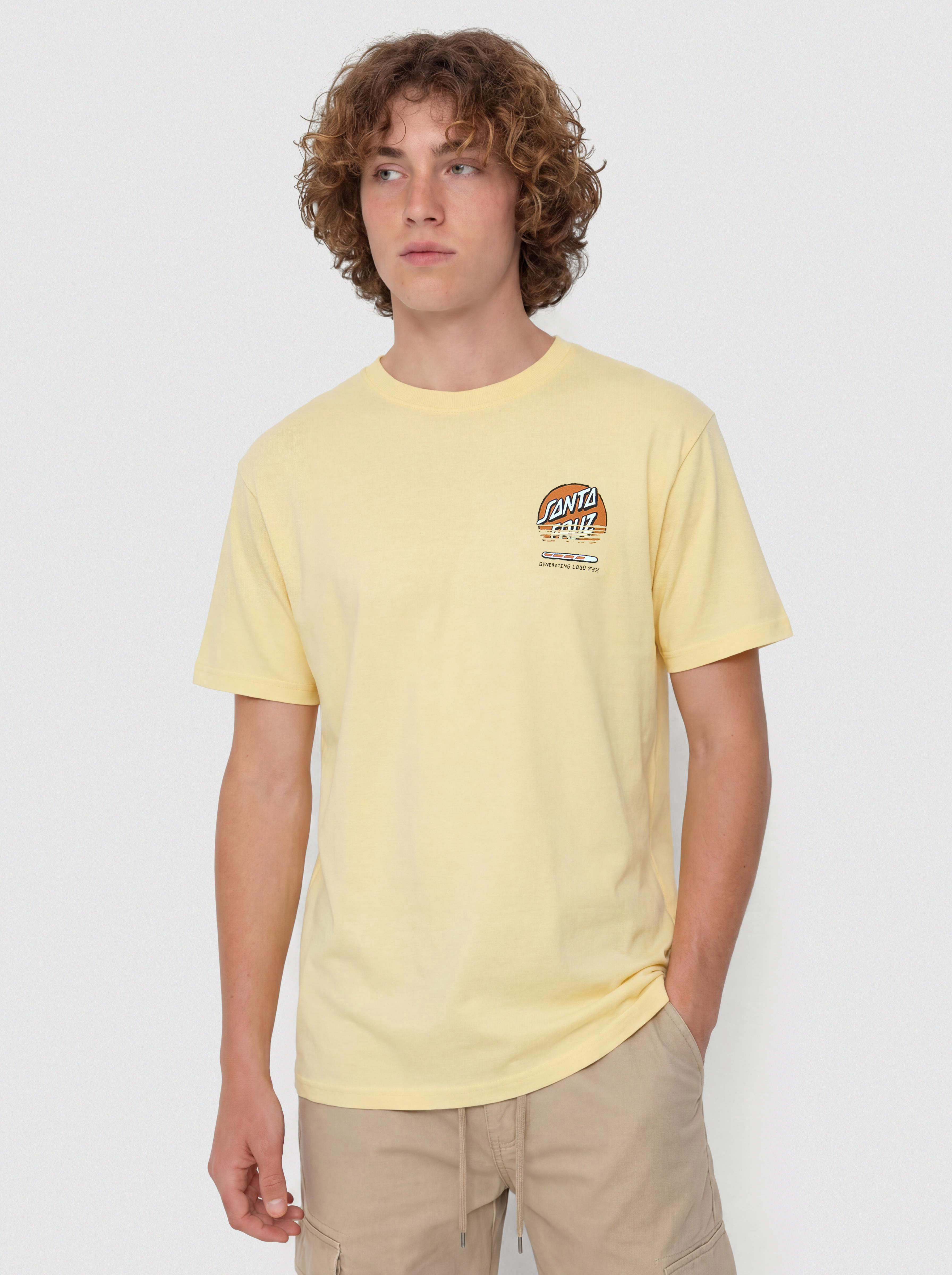 T-shirt Santa Cruz Self Destruct (custard)