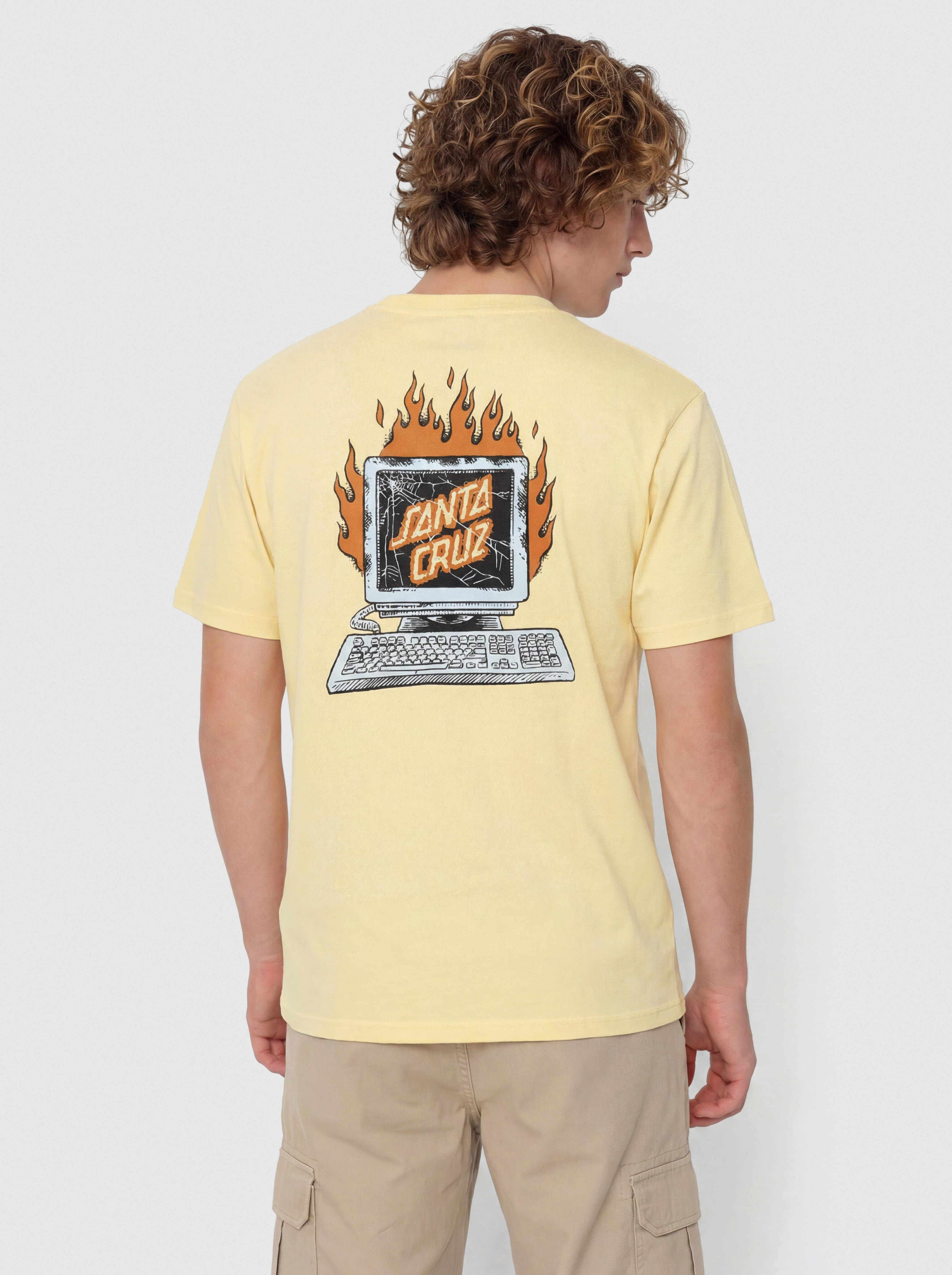 T-shirt Santa Cruz Self Destruct (custard)