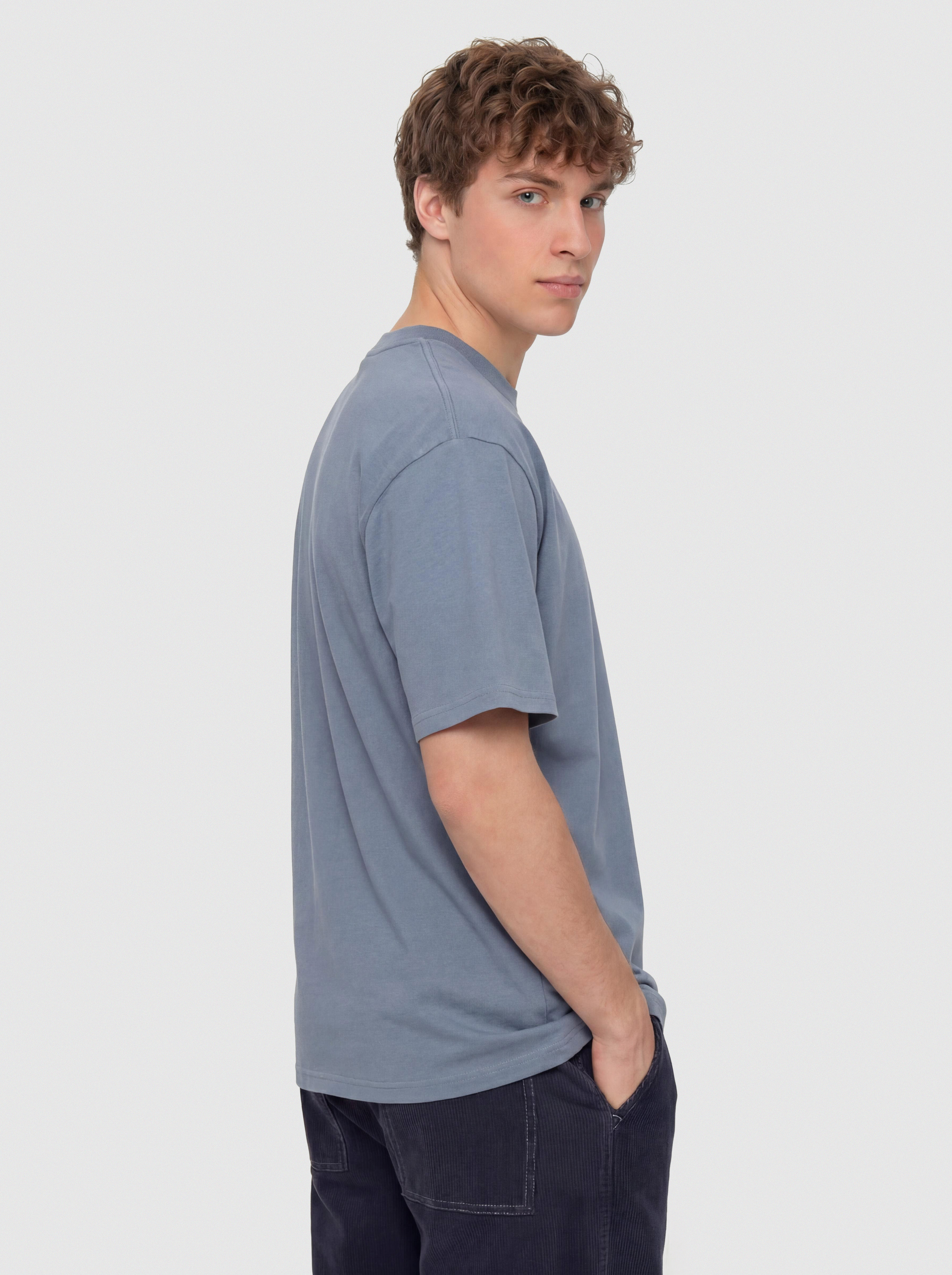 T-shirt Carhartt WIP Madison (shady blue/white)