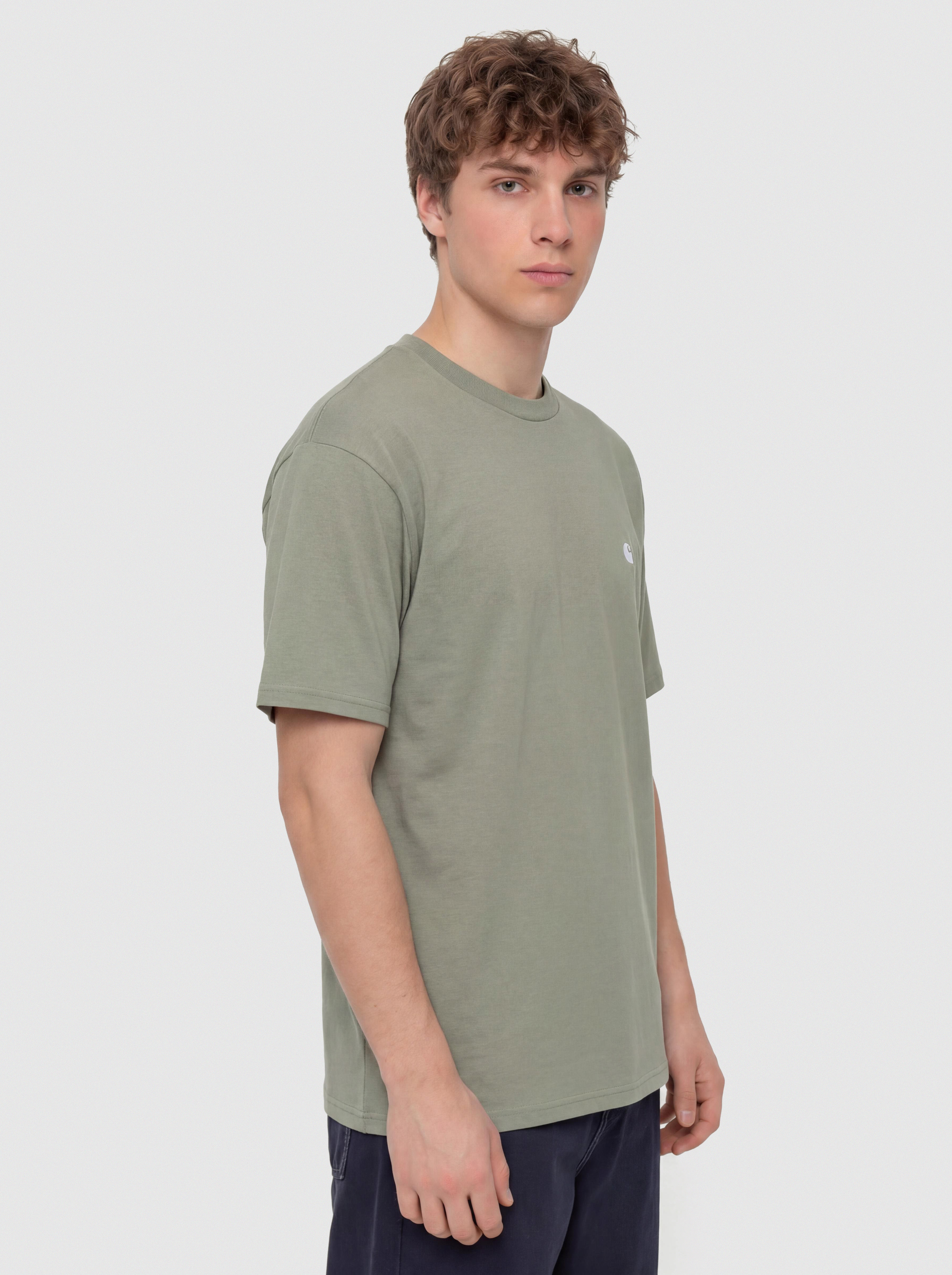 T-shirt Carhartt WIP Madison (shady green/white)