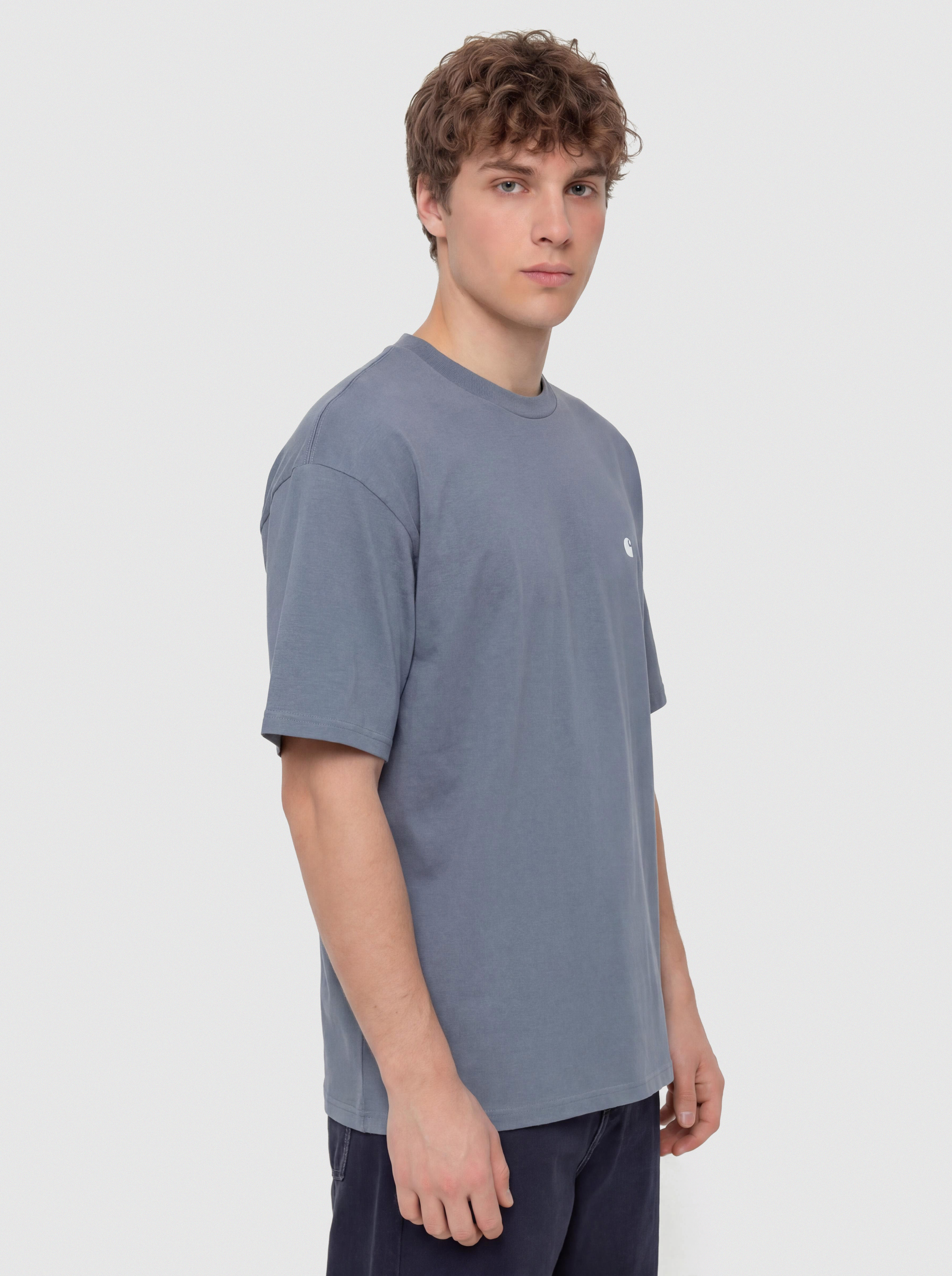 T-shirt Carhartt WIP Madison (shady blue/white)