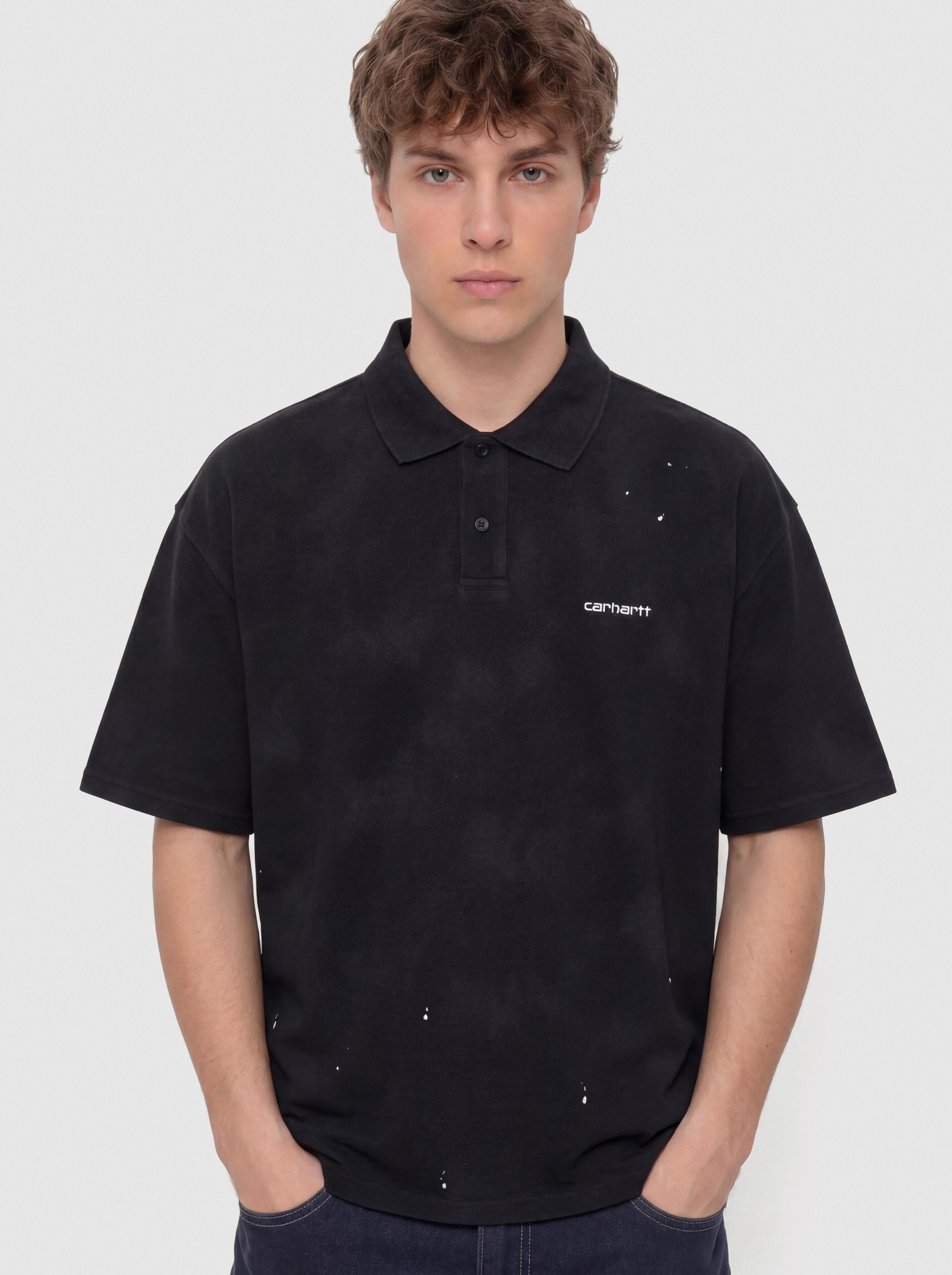 T-shirt Carhartt WIP Painter Polo (black)