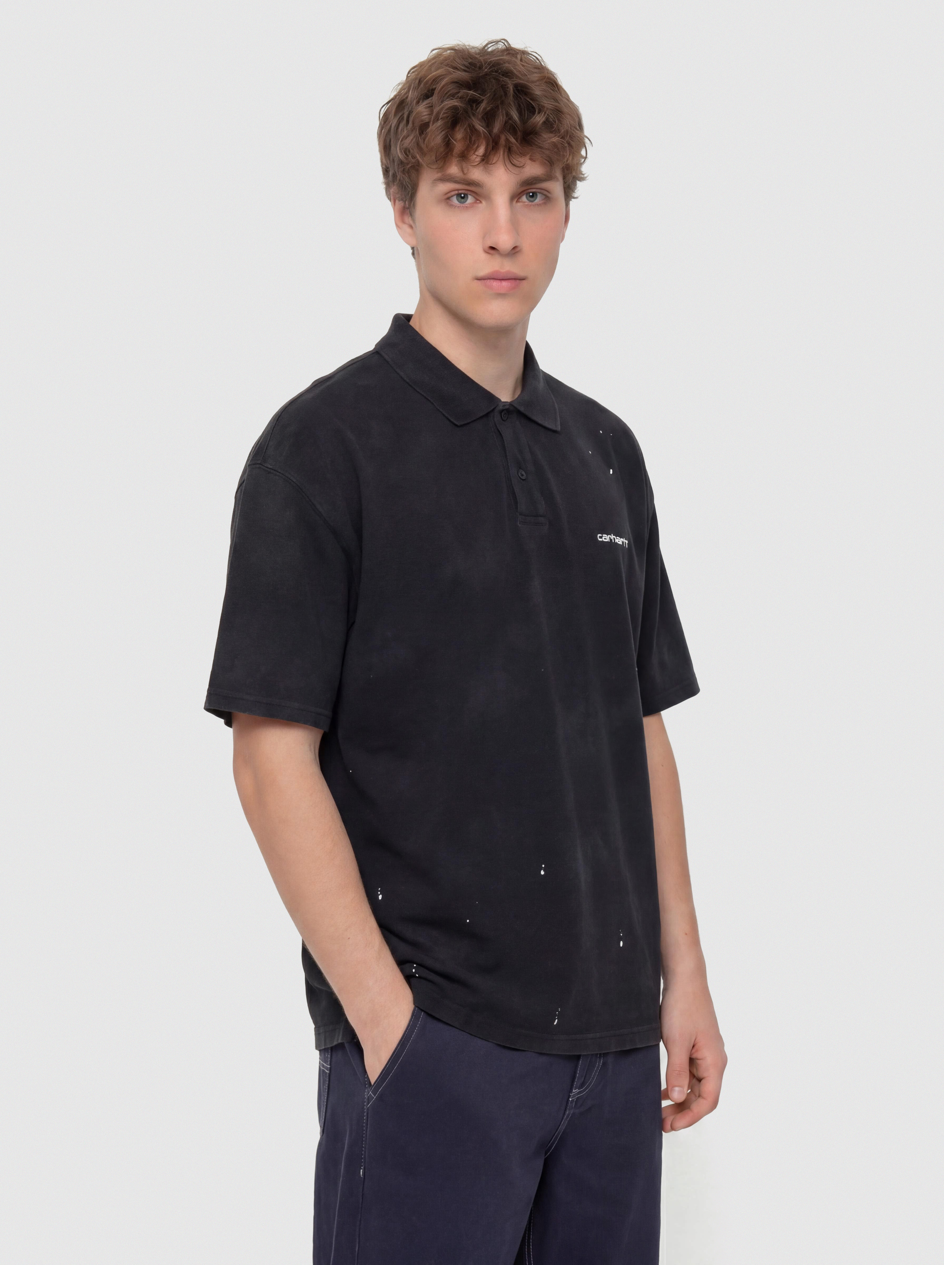 T-shirt Carhartt WIP Painter Polo (black)