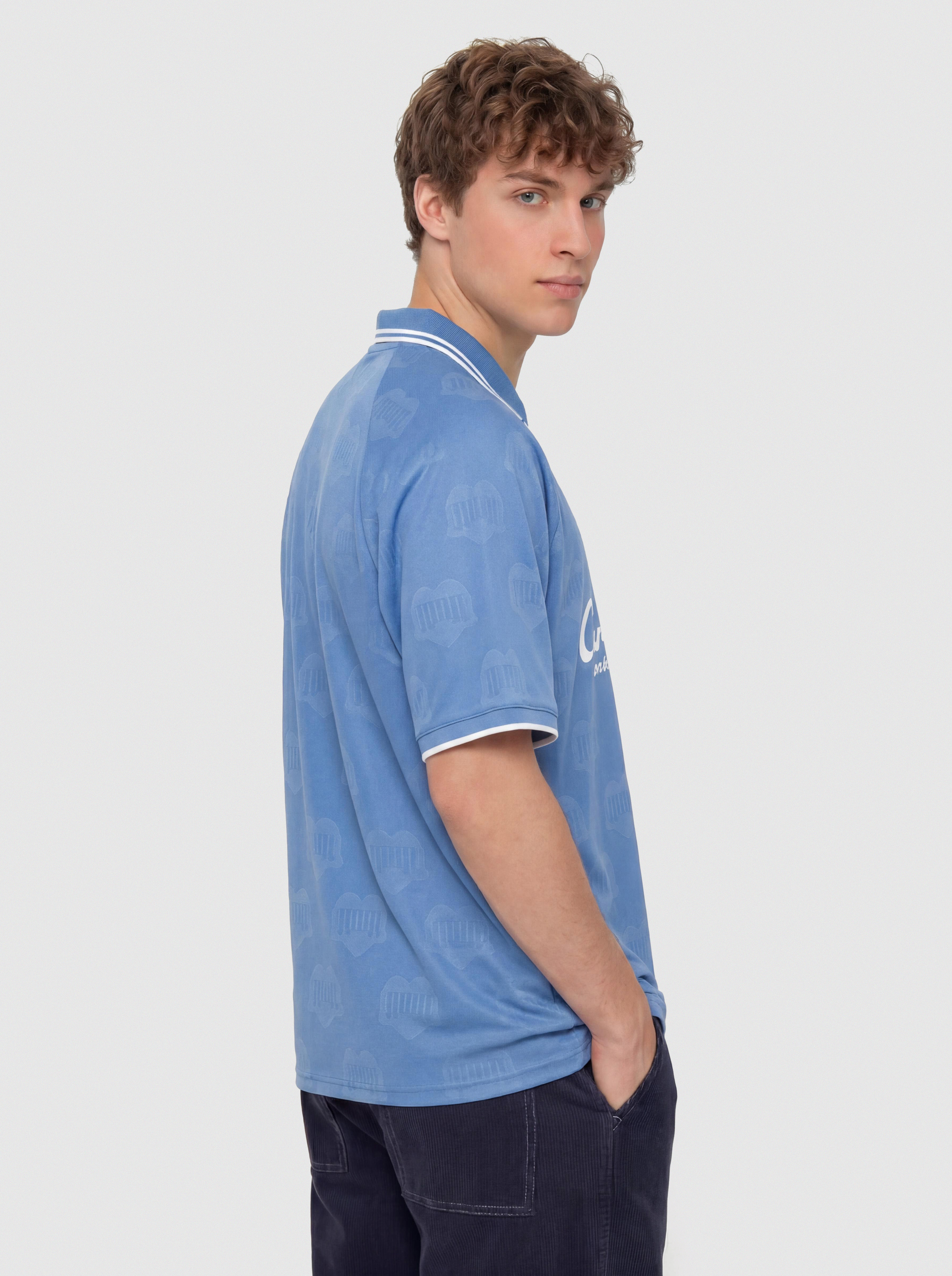 T-shirt Carhartt WIP Terrace Football (heart train jacquard curacao)