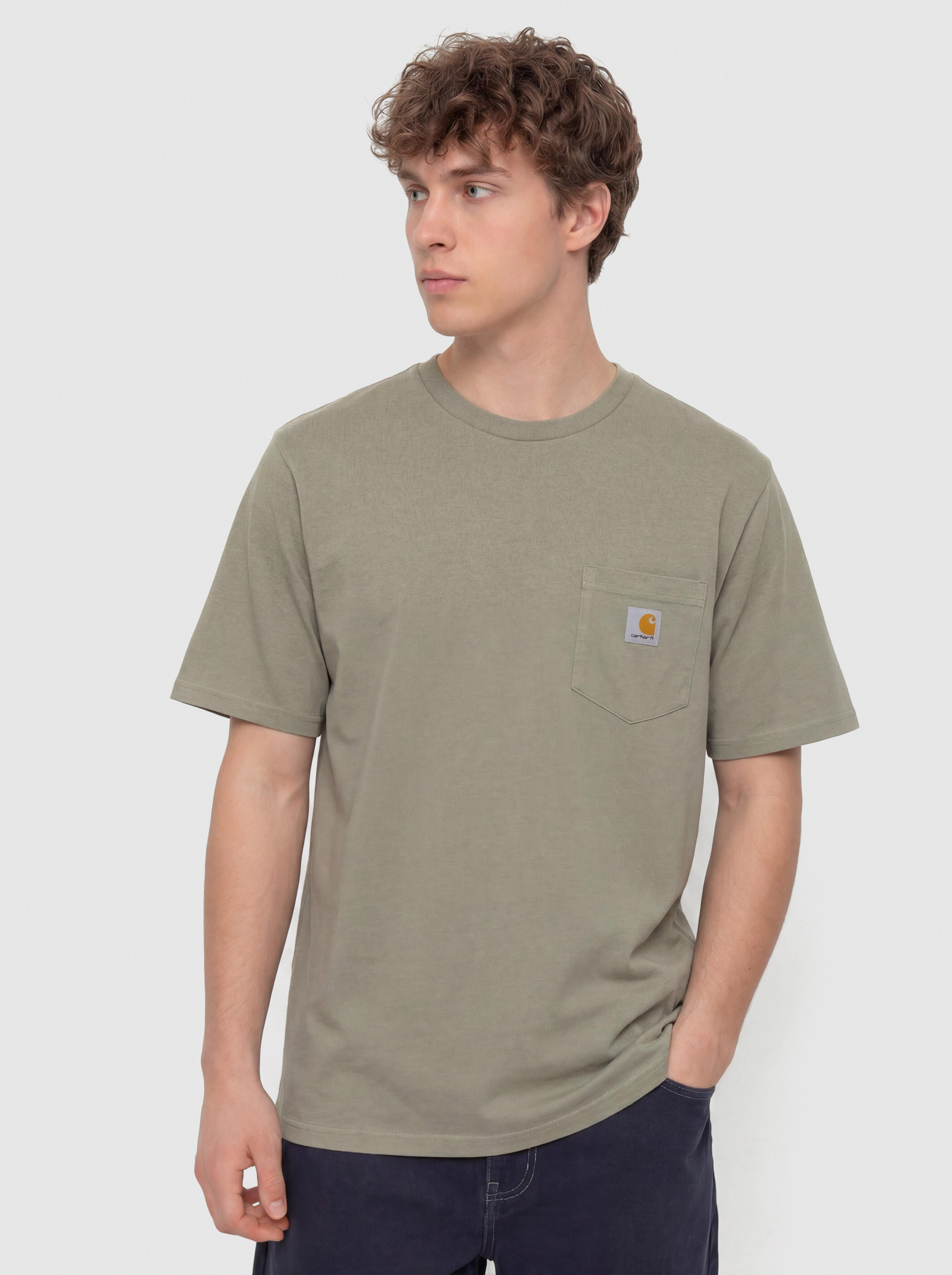 T-shirt Carhartt WIP Pocket (shady green)