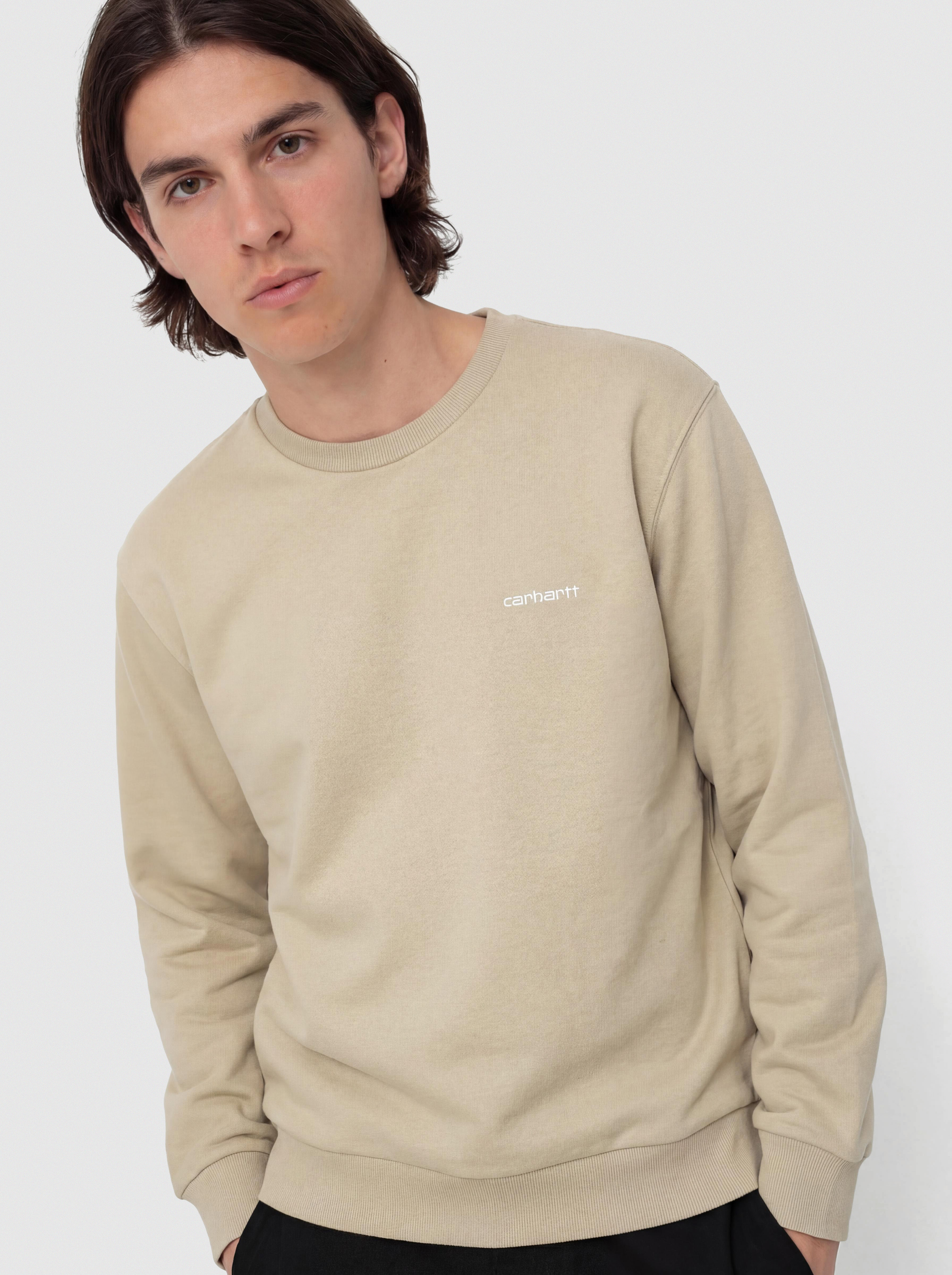 Bluza Carhartt WIP Script Embroidery (barchan/white)