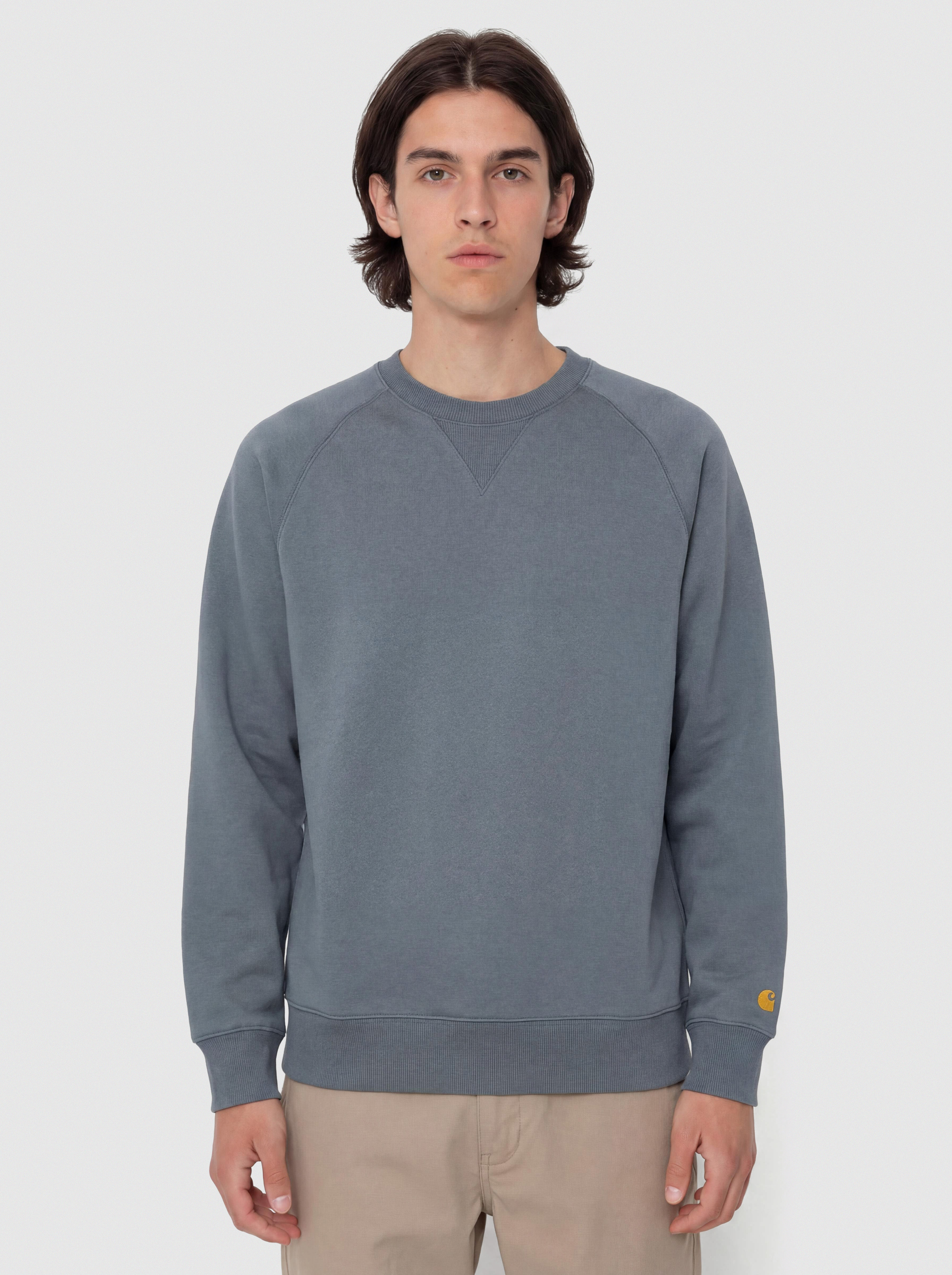 Bluza Carhartt WIP Chase (cozy blue/gold)