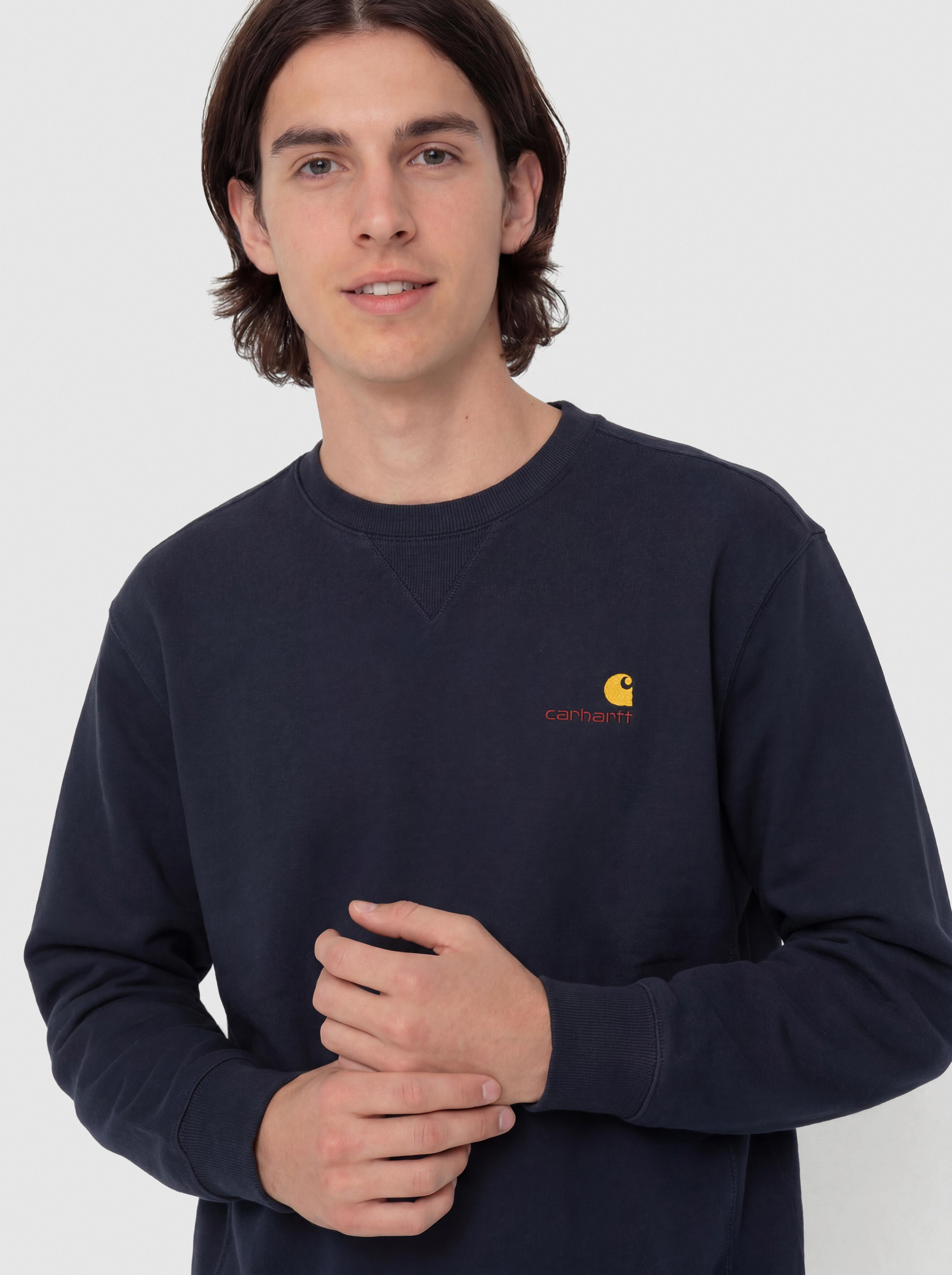 Bluza Carhartt WIP American Script (deep night)